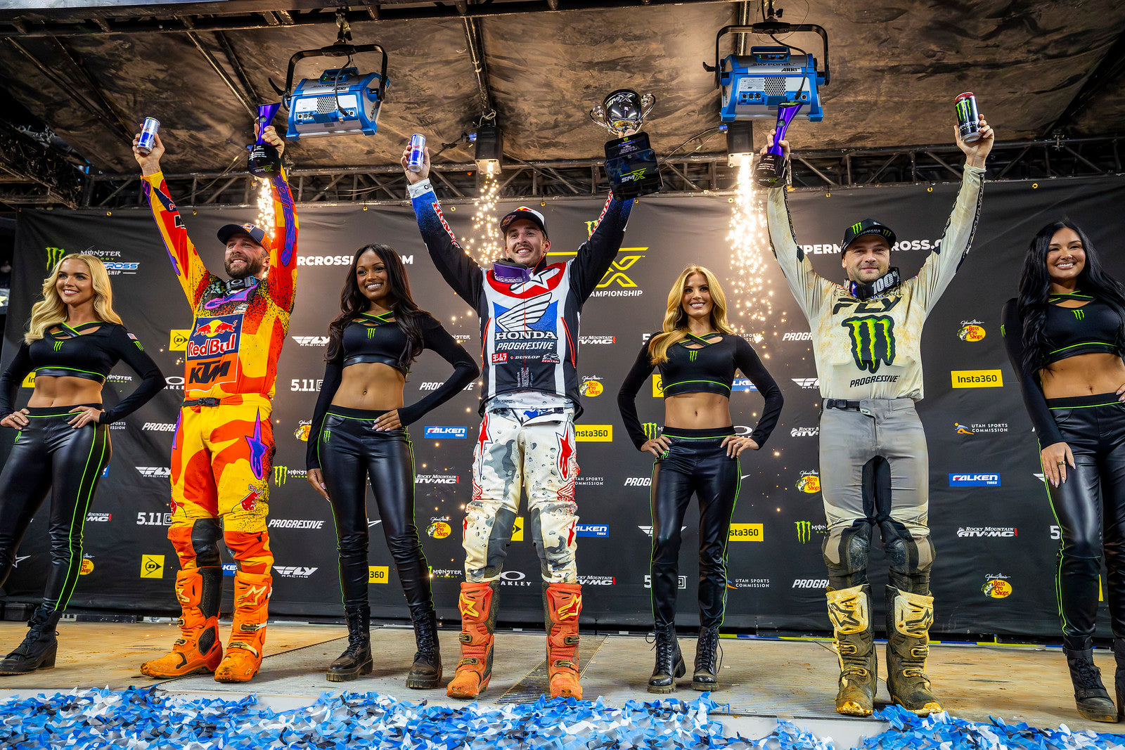 LAWRENCE WINS AS ALPINESTARS SWEEP 450SX PODIUM