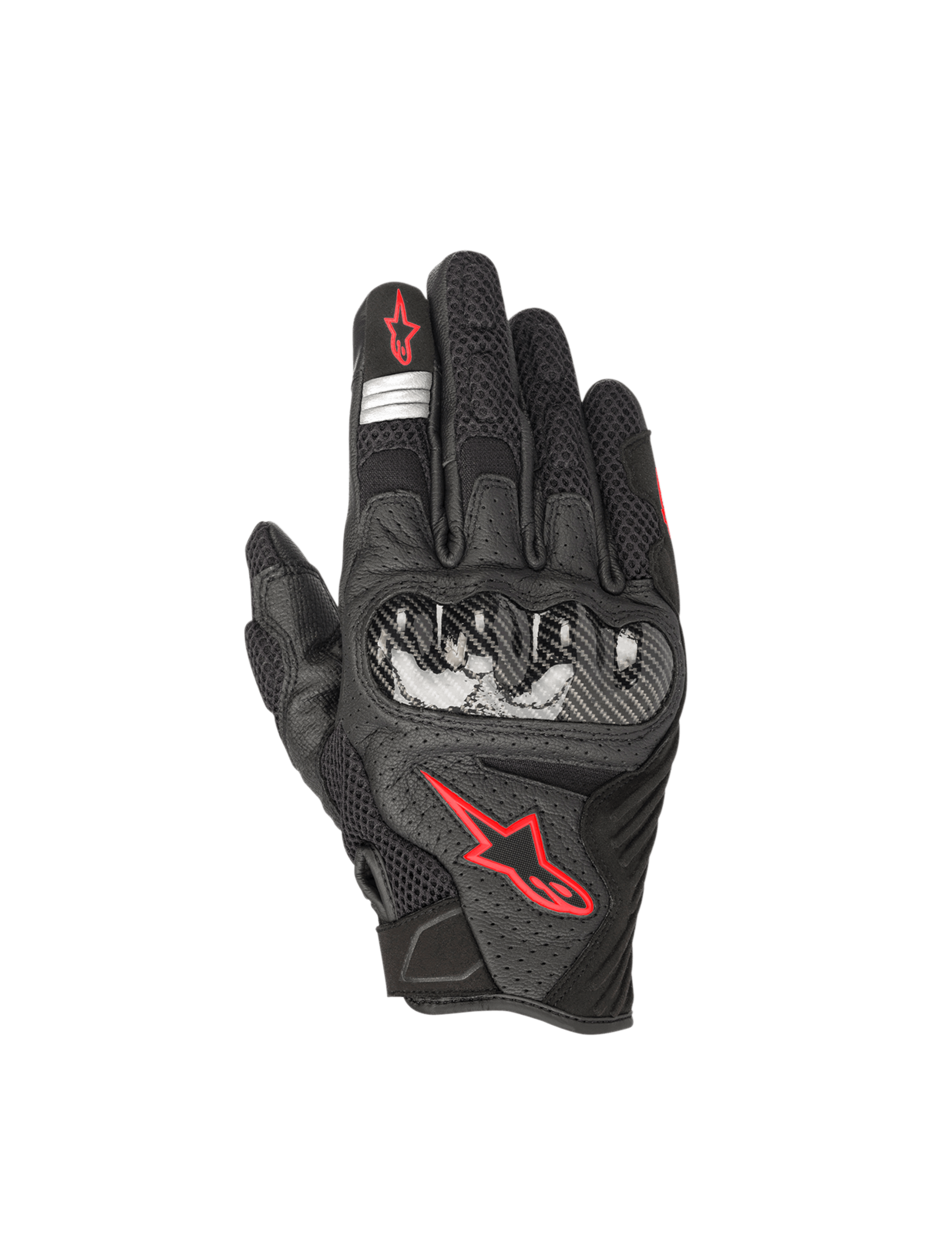 SMX-1 Air V2 - Black Motorcycle Gloves | Alpinestars®