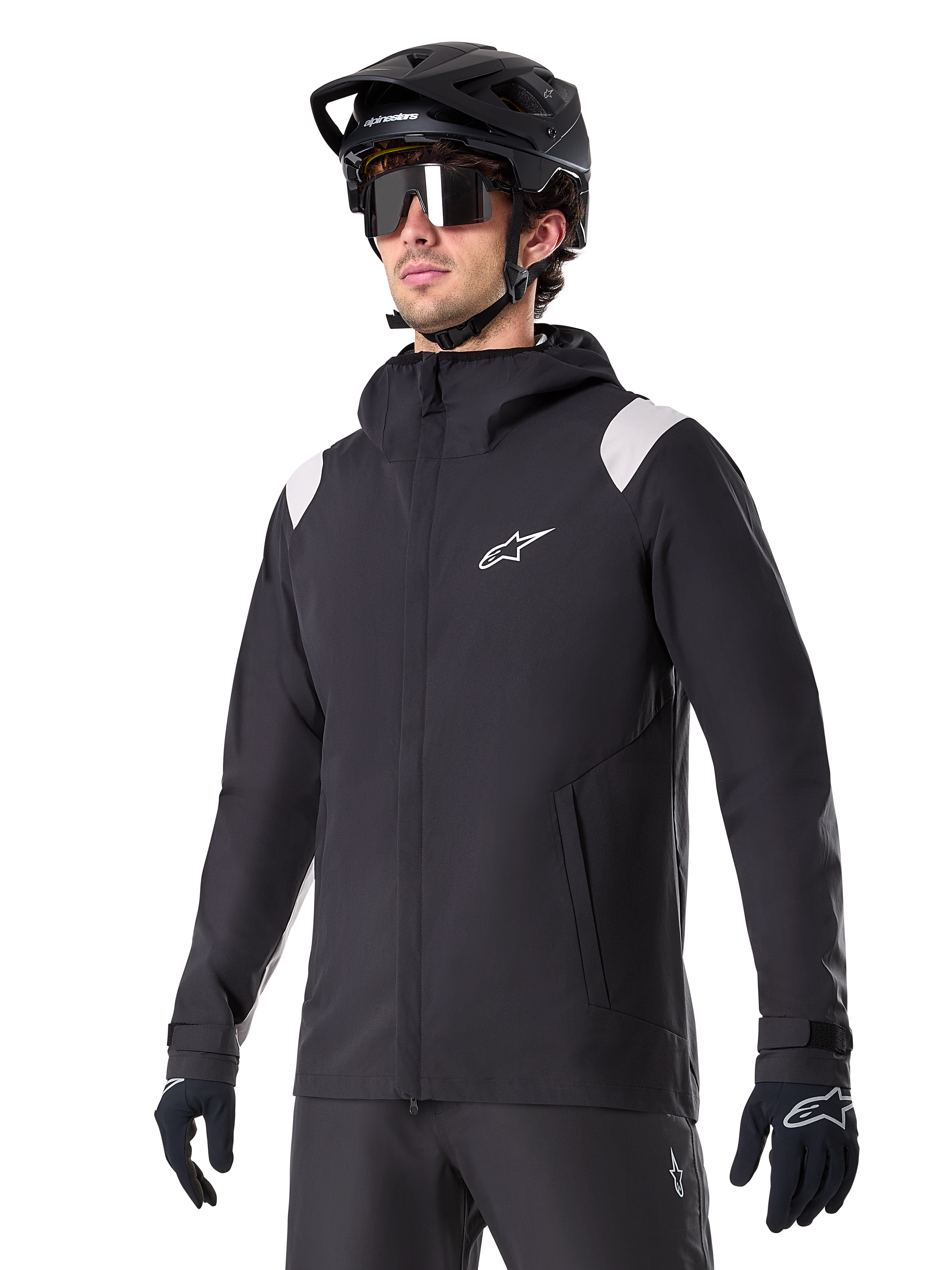 bike helmet rain jacket Jamie Rainproof with high Helmet Waterproof Packable Cycling Jacket