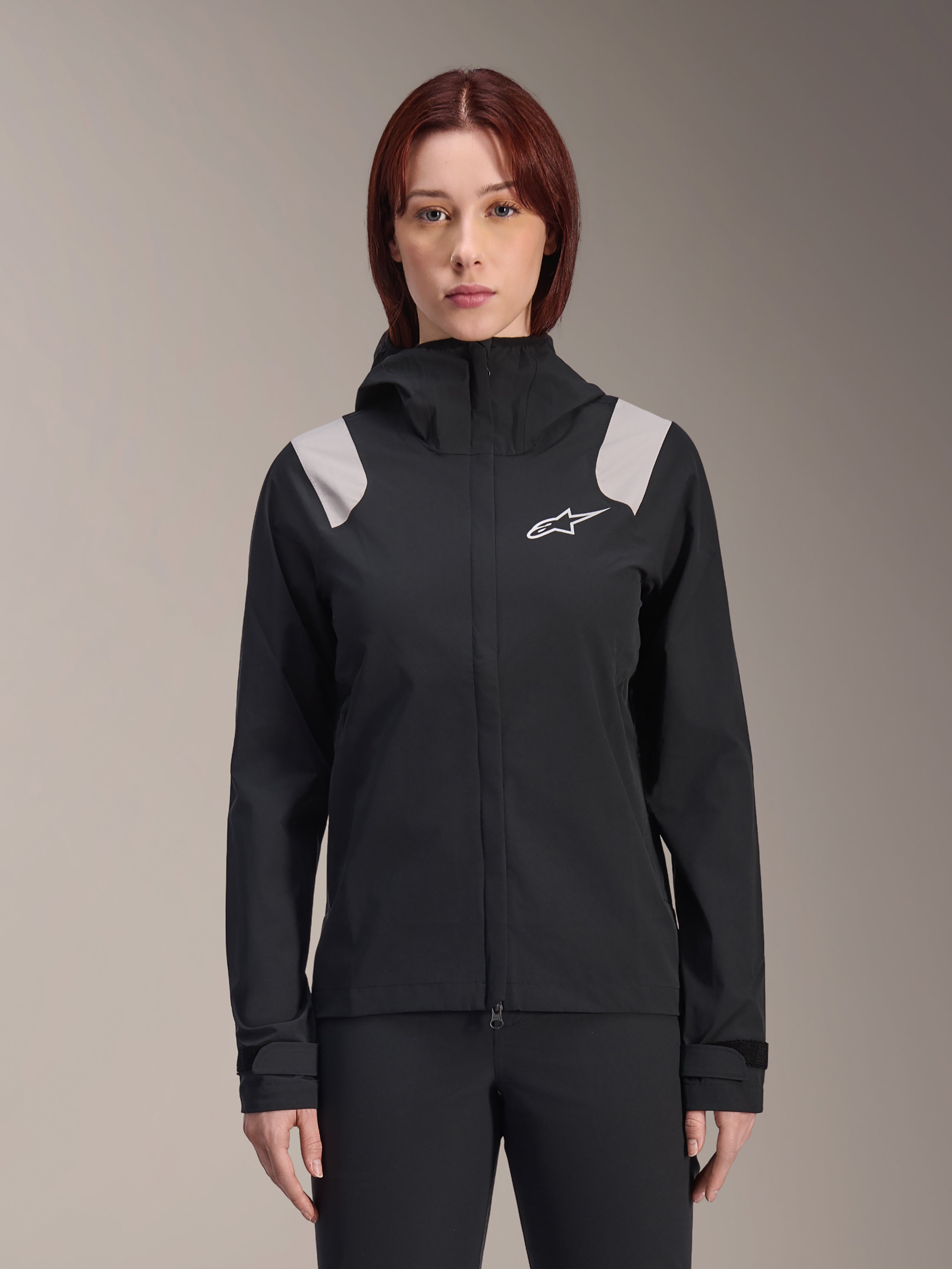 アルパインスターズ　レディース　WATERPROOF JACKET M Stella A-Dura Rain Jacket Woman - Black Cycling Synthetic Jacket