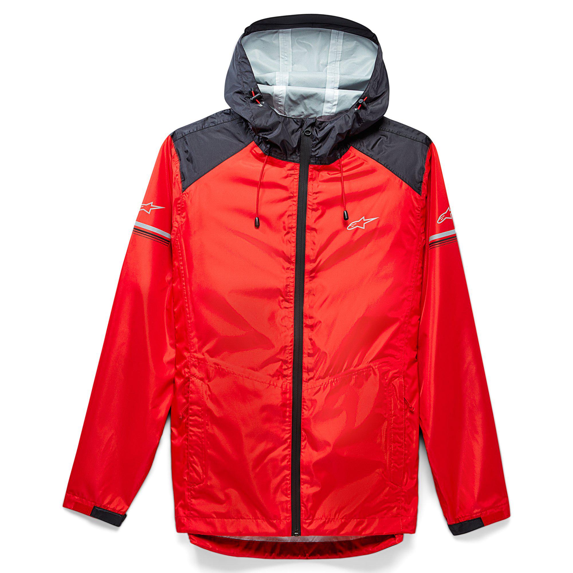 Red and deals black rain jacket