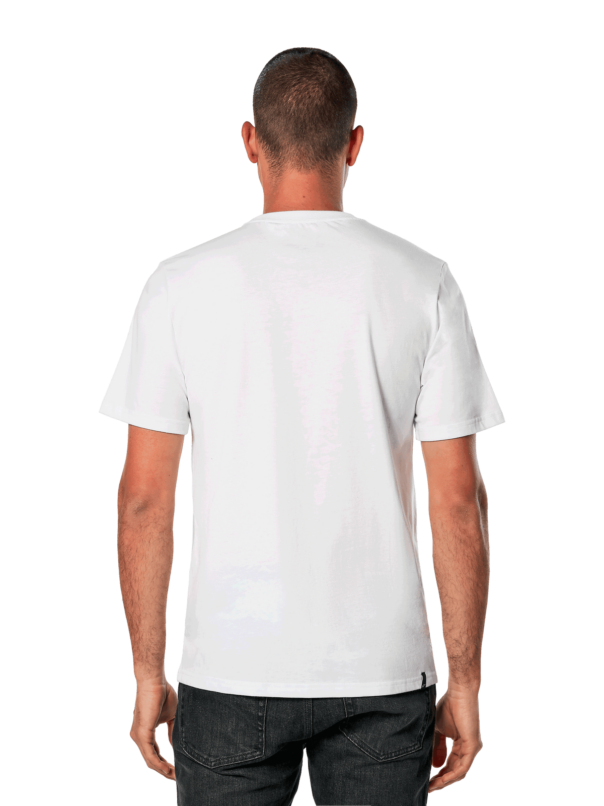 Alpinestars Betteryet CSF Tee, Short Sleeve T-Shirt, White, Rear View, Cut and Sew Fit, Casual Motorsport Sportswear