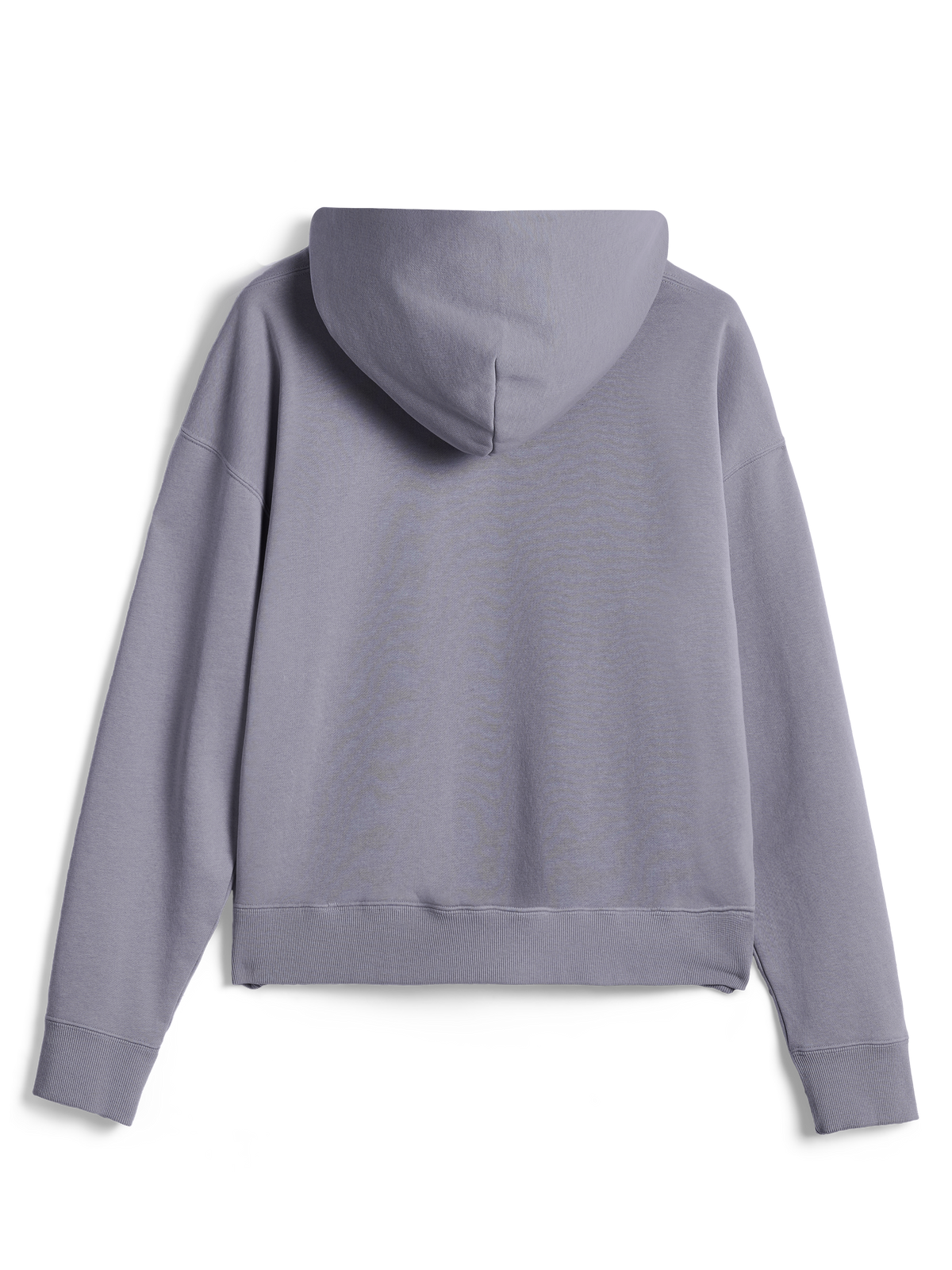 Alpinestars Essentials Ageless Hoodie, casual streetwear, Silver, back view of long-sleeve pullover, featuring ribbed cuffs and hem, clean minimalist design with garment stone wash finish