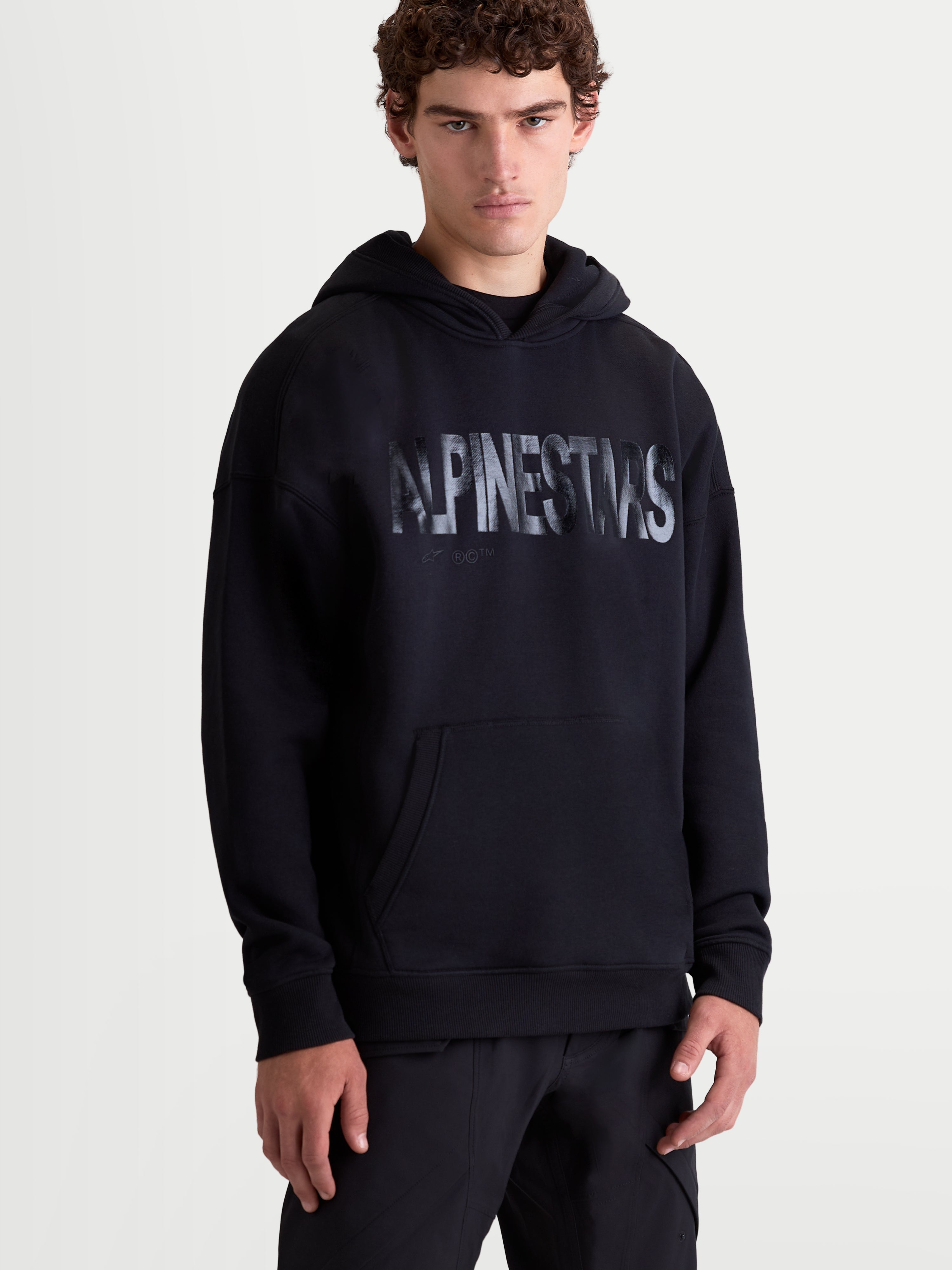 Shaw Oversized - Black Hoodie | Alpinestars®