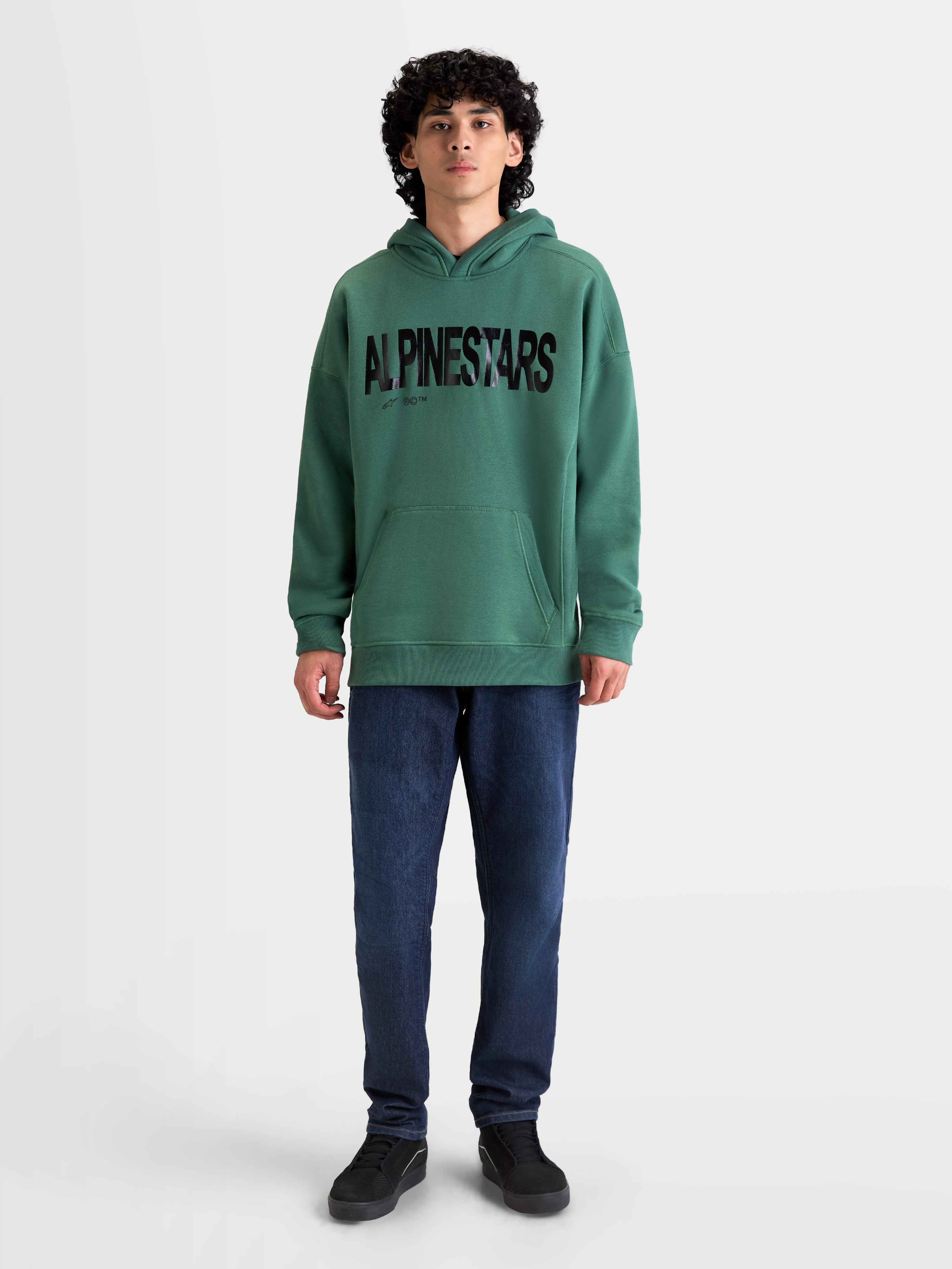Shaw Oversized - Green Hoodie | Alpinestars®