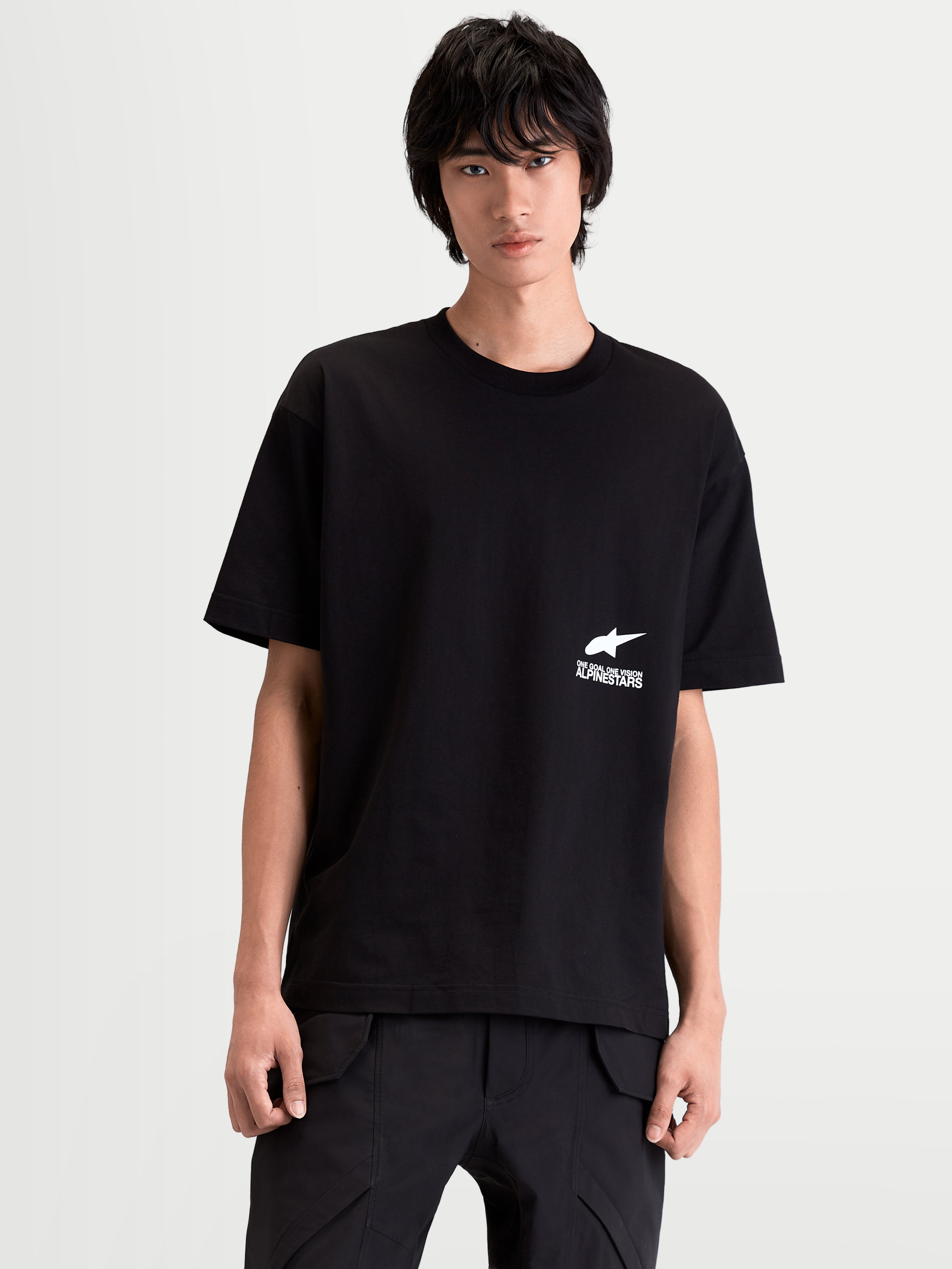 Institute Oversized CSF - Black Tee | Alpinestars®