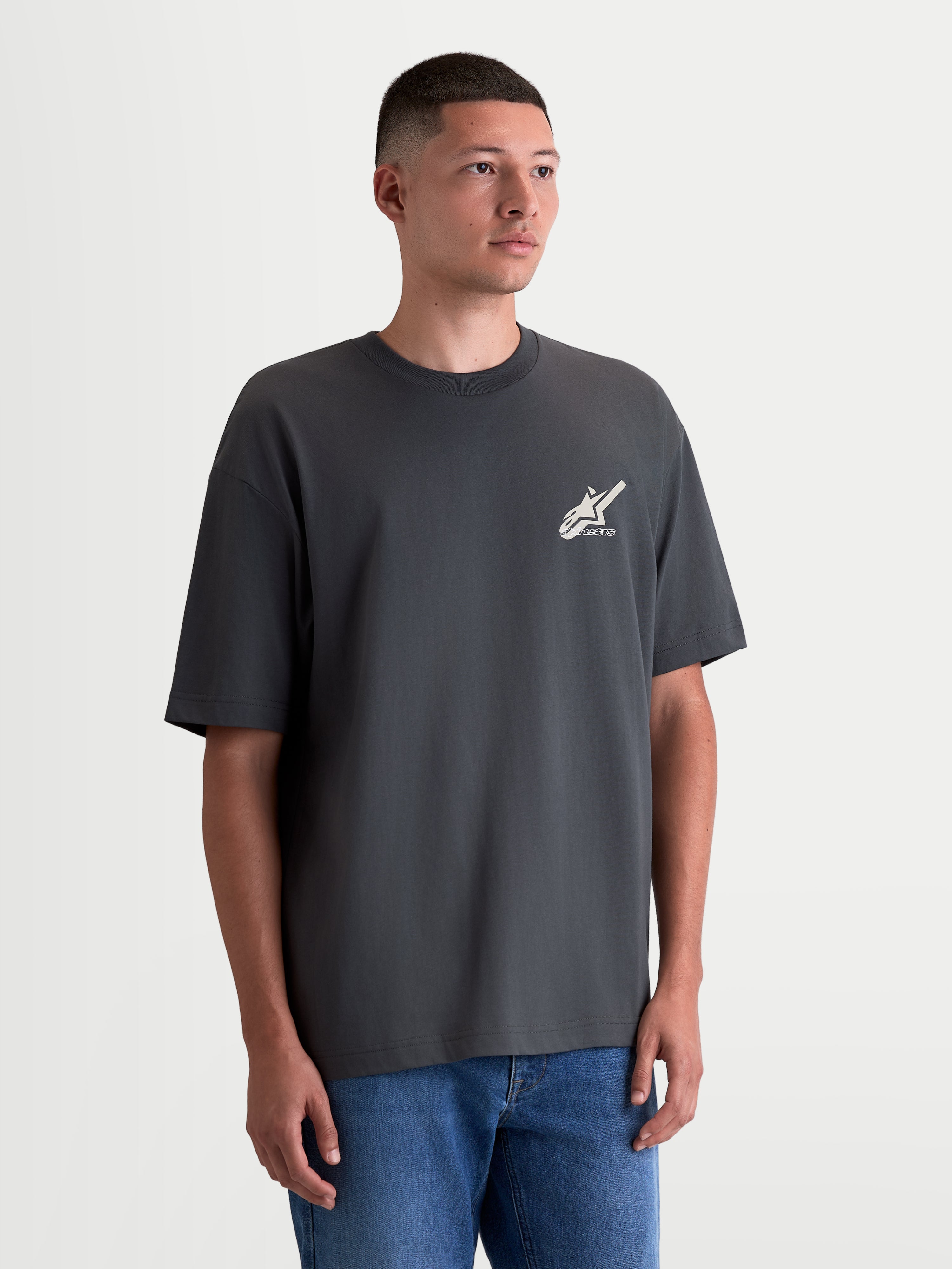Ghost Oversized CSF - Gray Tee | Alpinestars®
