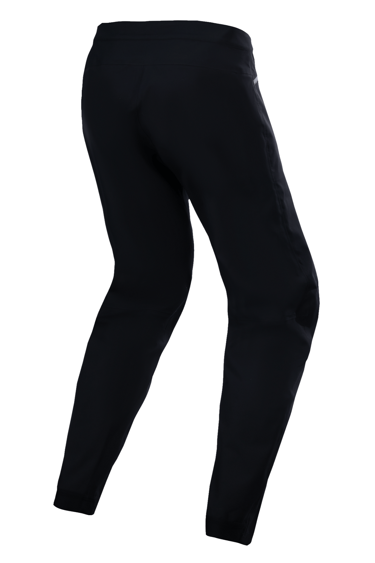 Alpinestars Woman Stella A-Dura Waterproof Pant, MTB Cycling Pants, Black, rear three-quarter view, featuring waterproof 3L membrane and 4-way stretch textile for trail riding