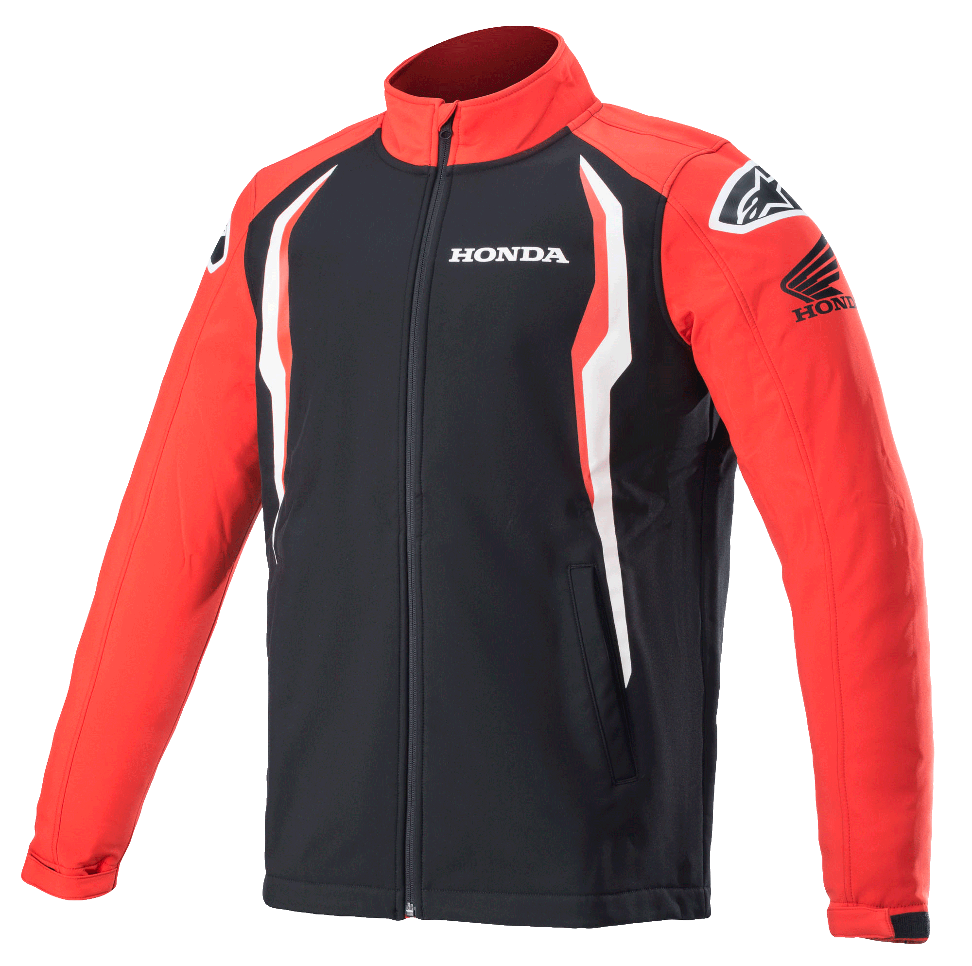 Honda Softshell - Black Sportswear Jacket | Alpinestars®