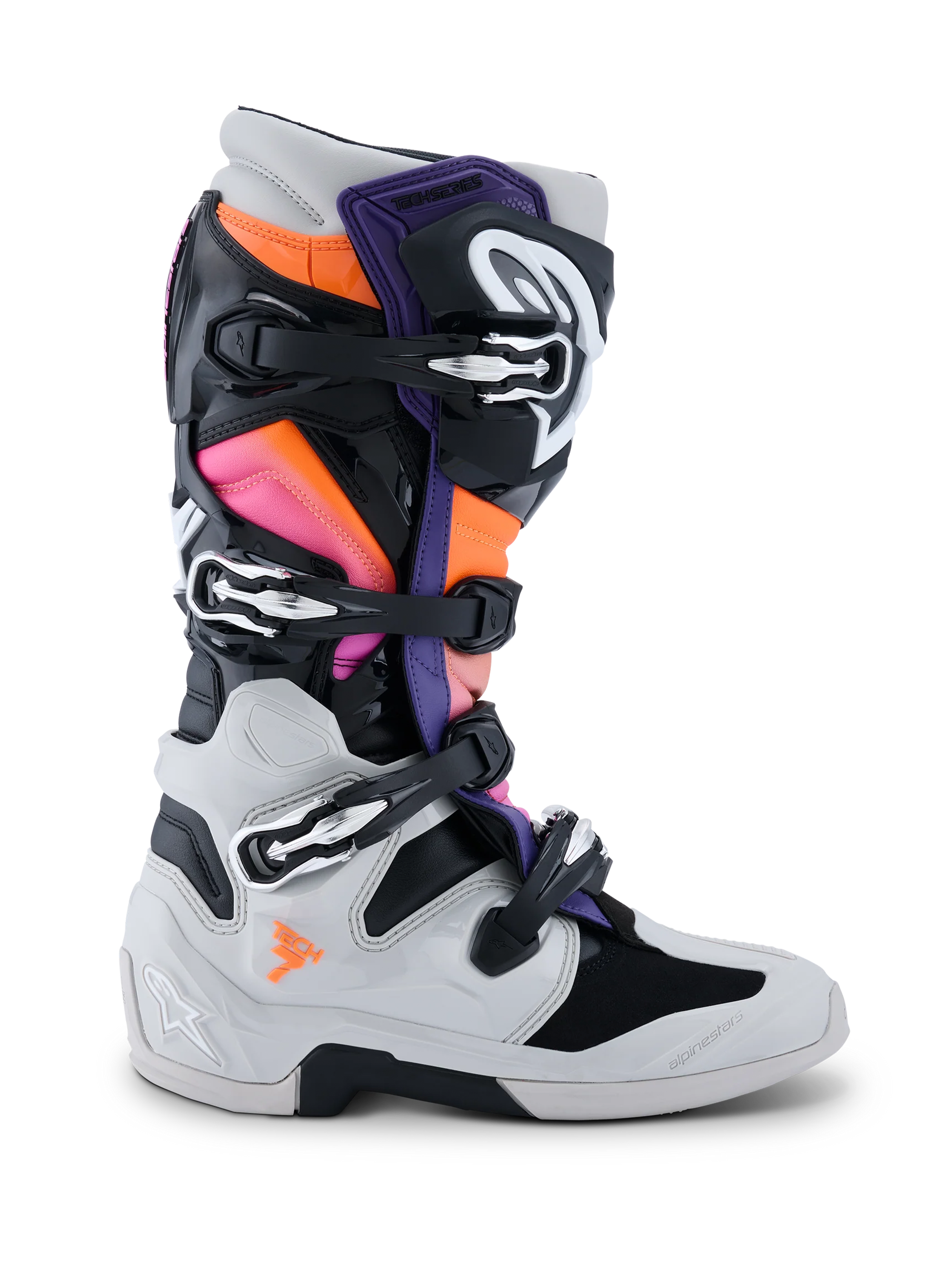 Tech 7 - Black MX Boots | Alpinestars®