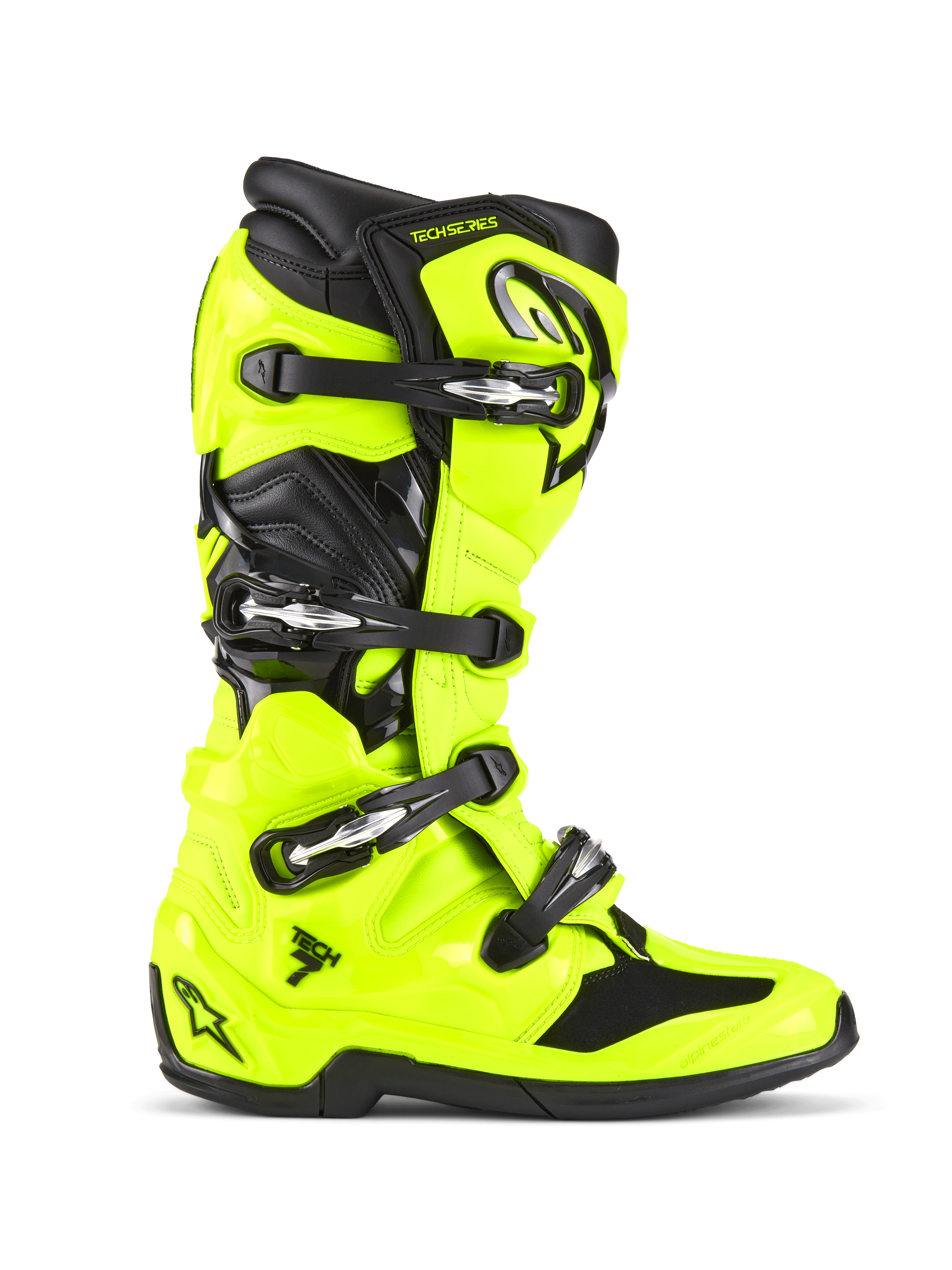 Tech 7 - Yellow Fluo MX Boots | Alpinestars®