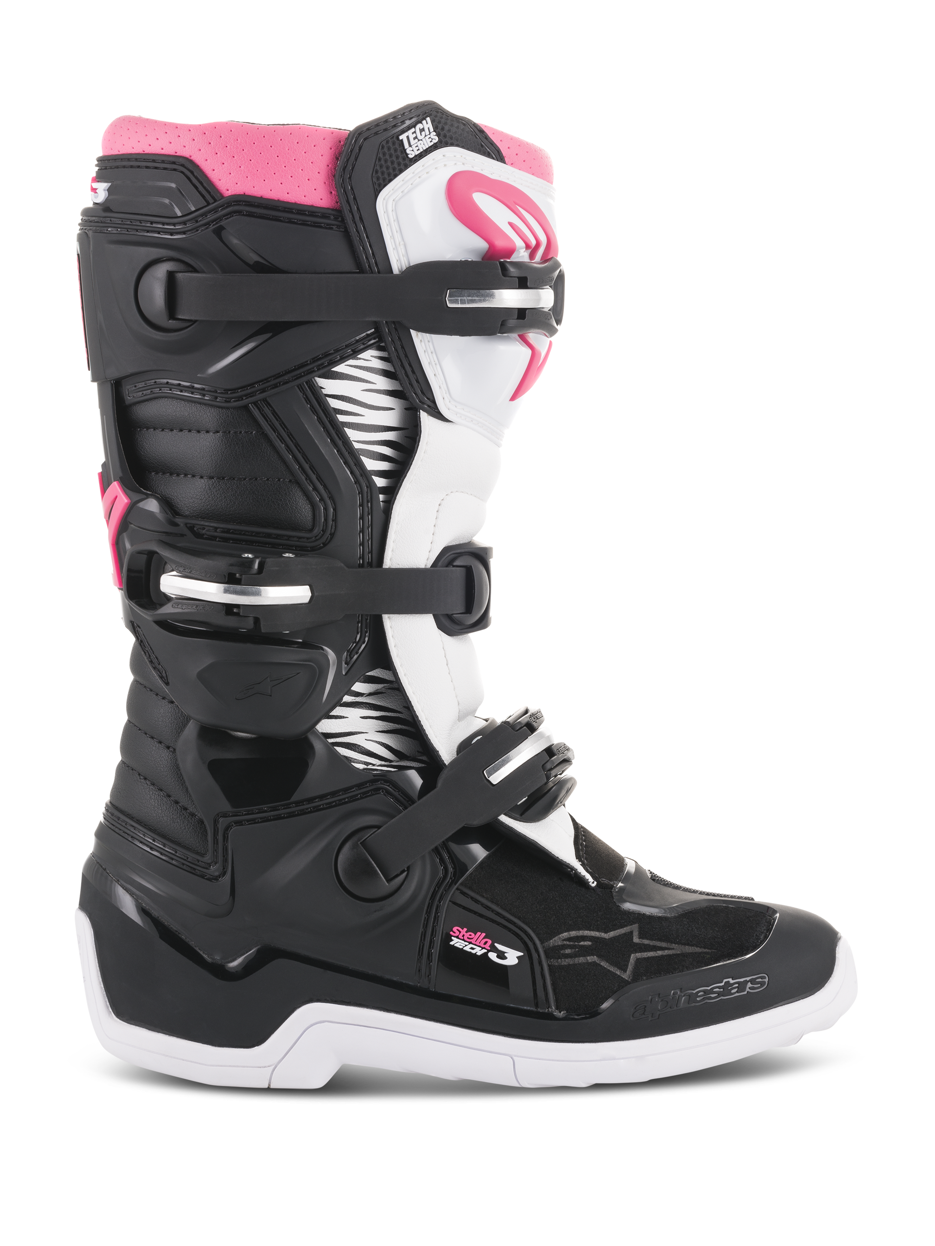 Stella Tech 3 - Black MX Boots | Alpinestars® Stella Tech 3 - Black MX Boots | Alpinestars®