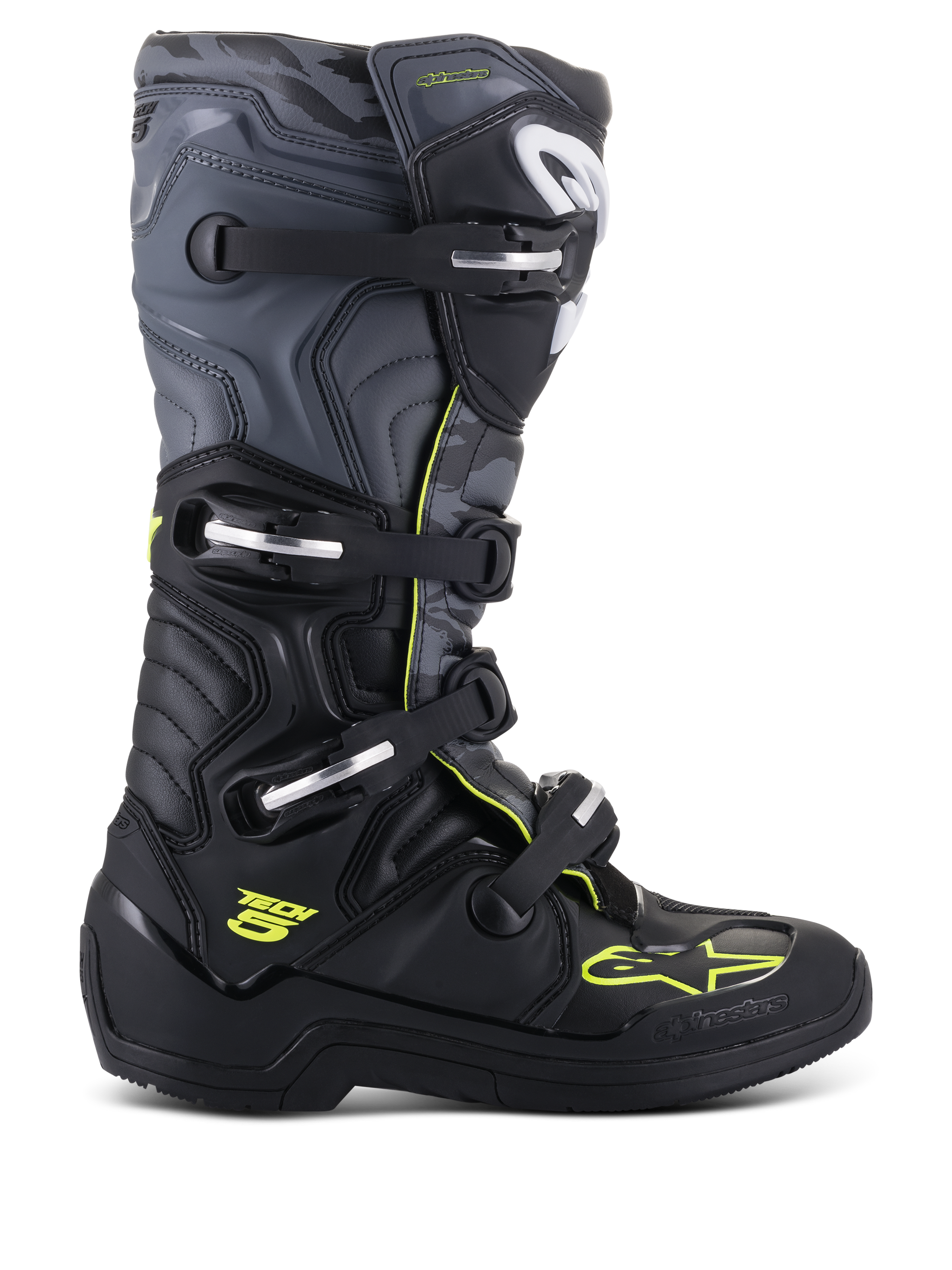 Tech 5 - Black MX Boots | Alpinestars®
