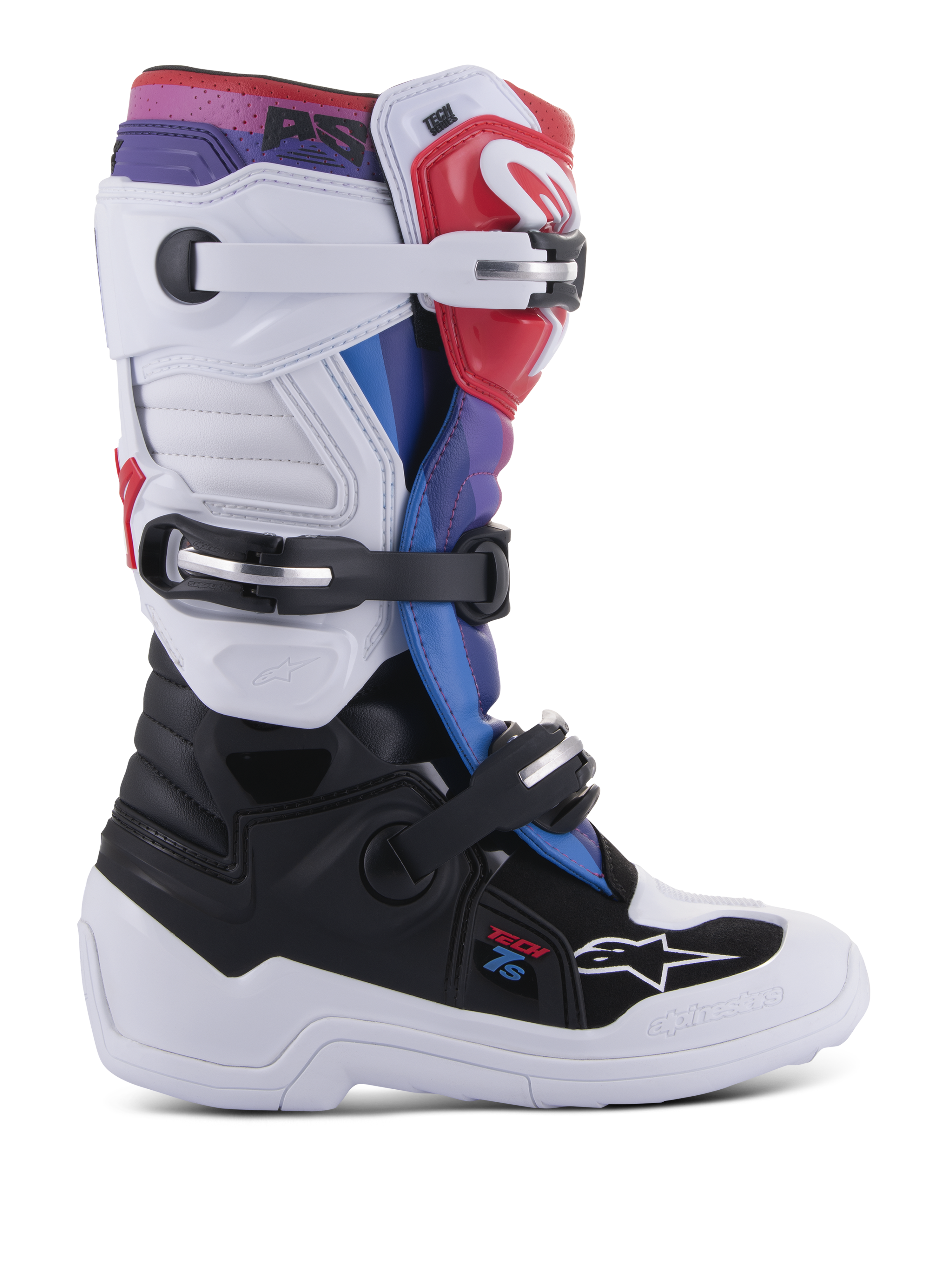 Youth Tech 7S - Black MX Boots | Alpinestars®