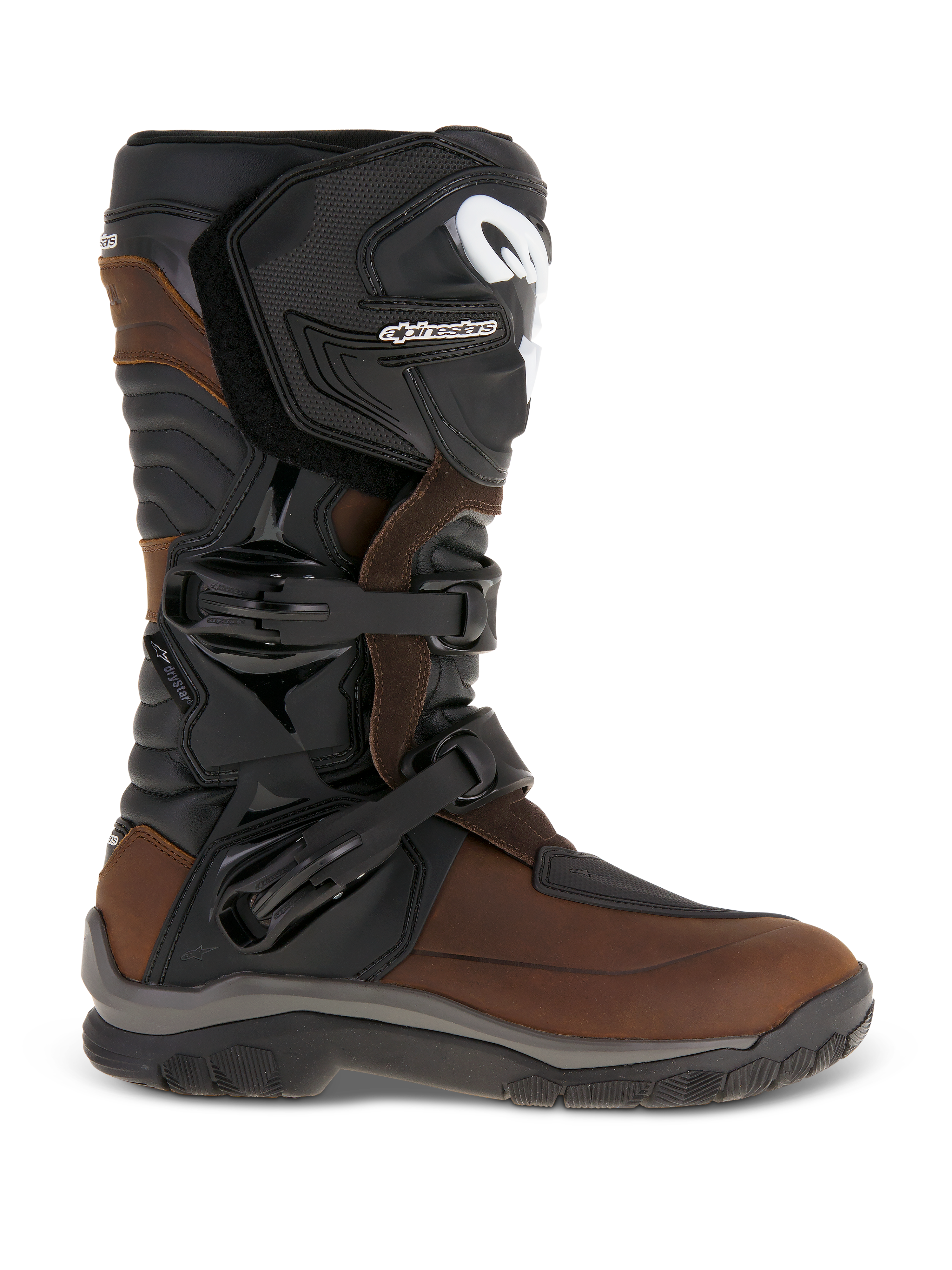 モンテカルロ Corozal Adventure Drystar® Oiled Leather - Black Motorcycle Boots
