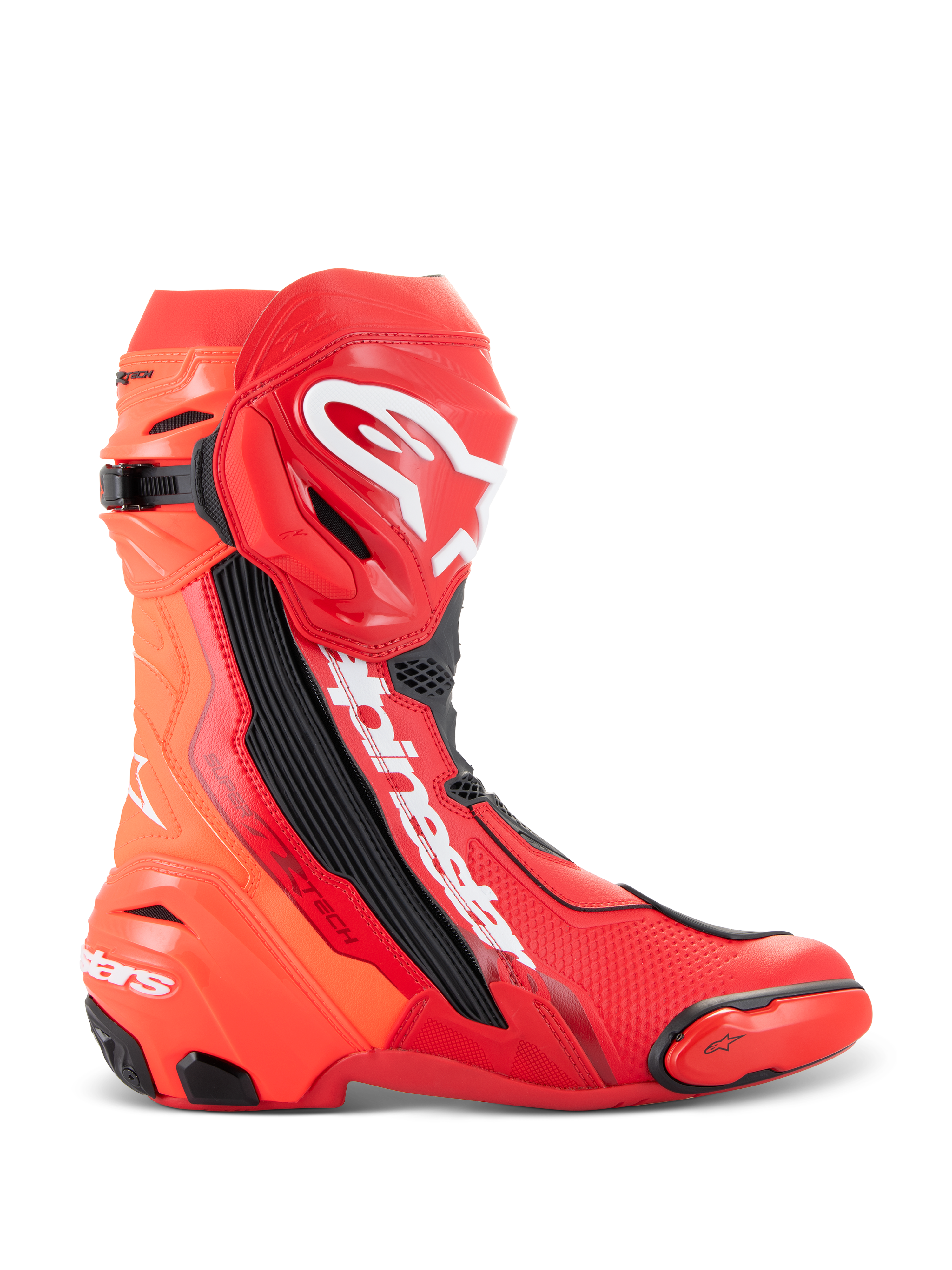 Supertech R - Black Motorcycle Boots | Alpinestars®