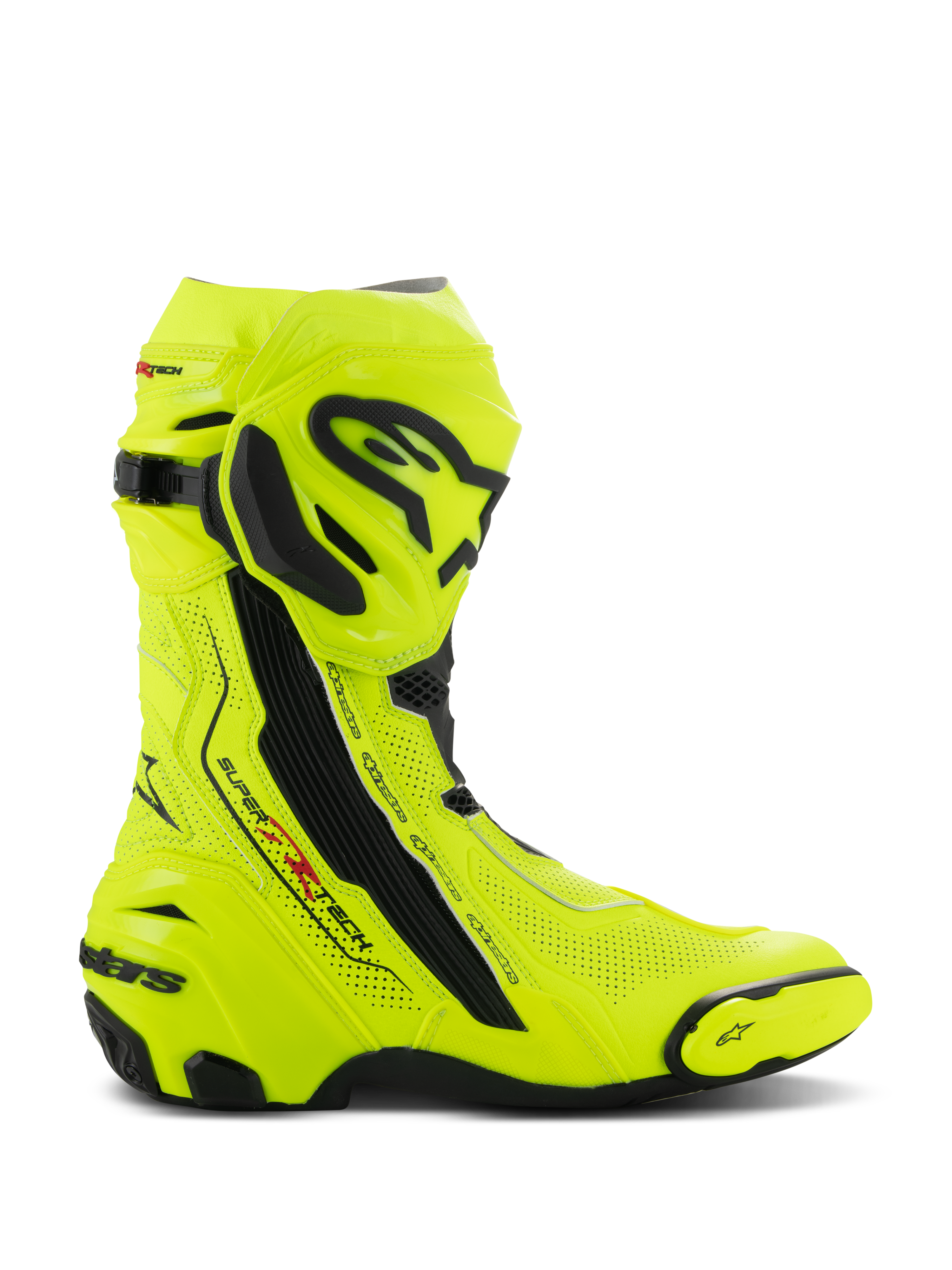 Supertech R Vented - Black Motorcycle Boots | Alpinestars® Supertech R Vented - Black Motorcycle Boots | Alpinestars®