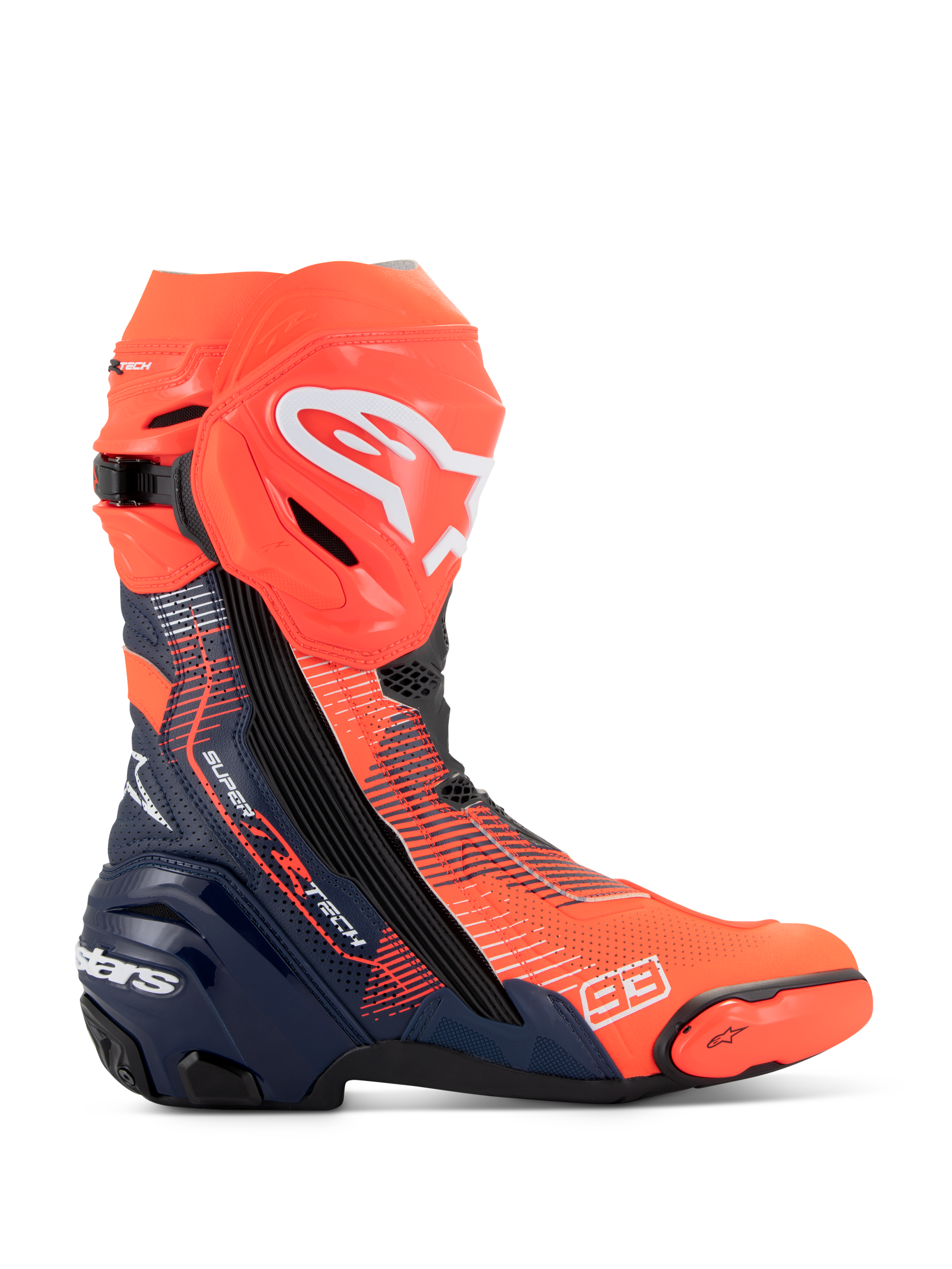 Supertech R Vented MM93 Replica - Red Motorcycle Boots | Alpinestars® Supertech R Vented MM93 Replica - Red Motorcycle Boots | Alpinestars®