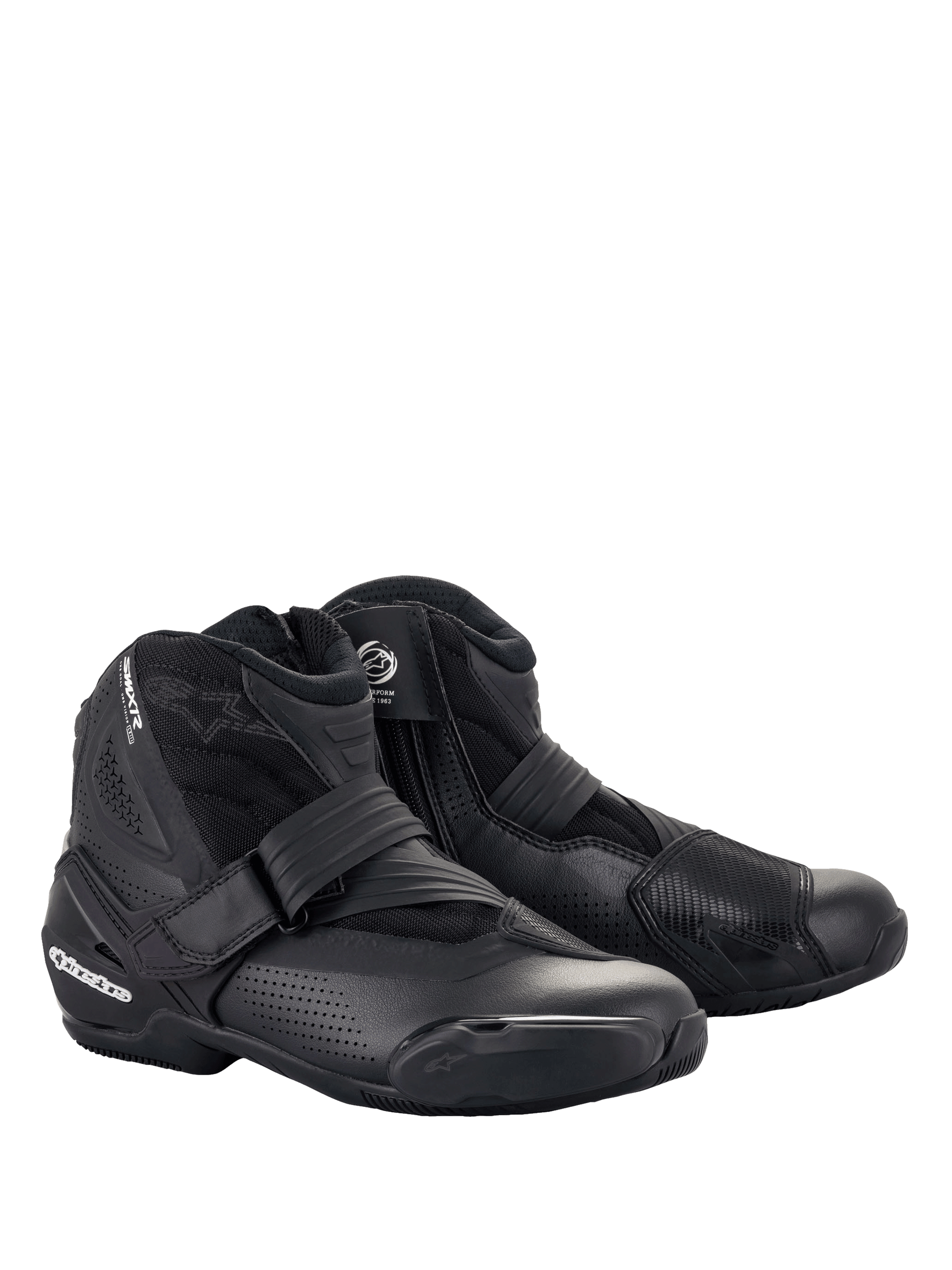 Stella SMX-1 R V2 Vented - Black Motorcycle Boots | Alpinestars®
