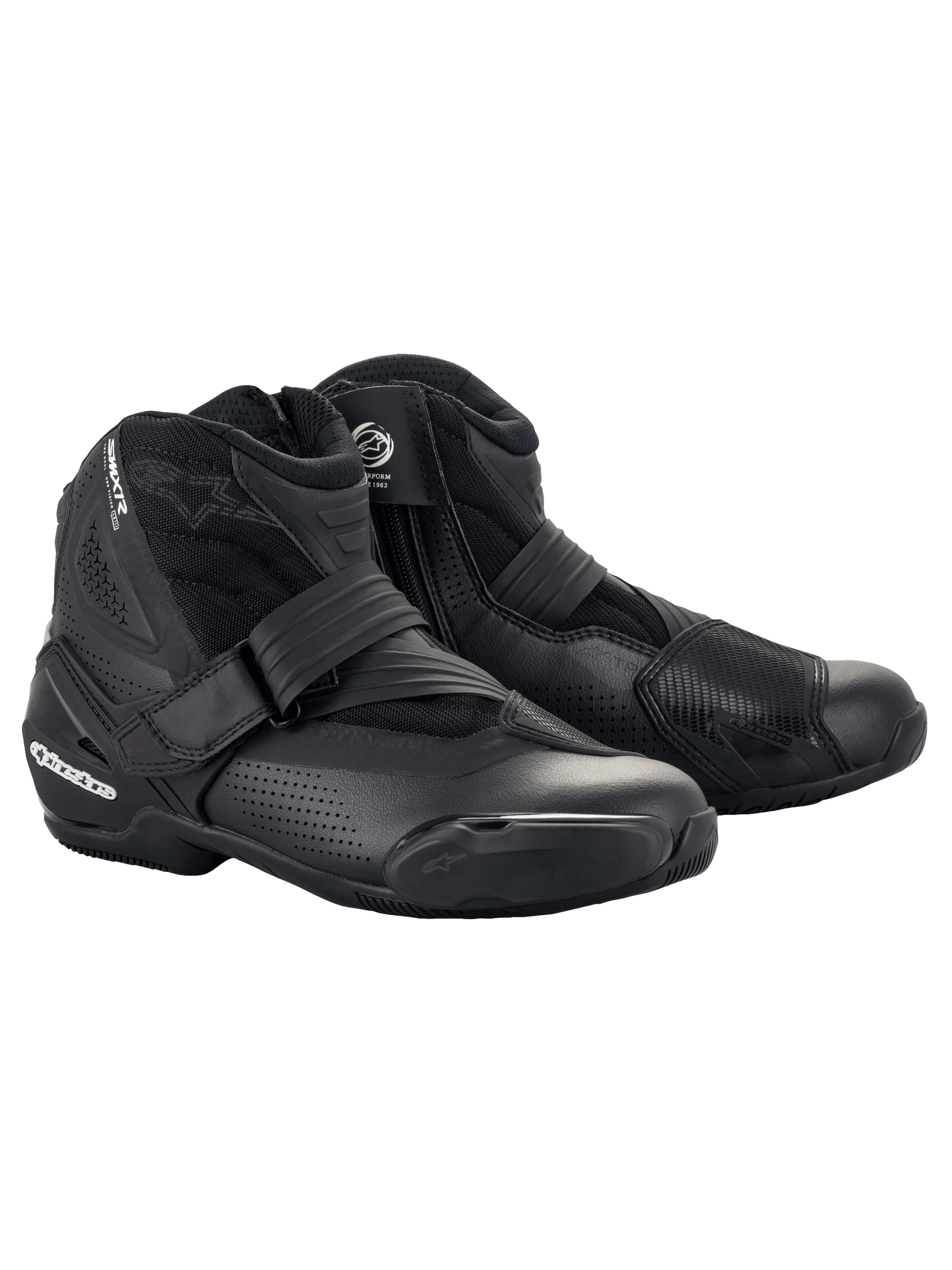 Stella SMX-1 R V2 Vented - Black Motorcycle Boots | Alpinestars®