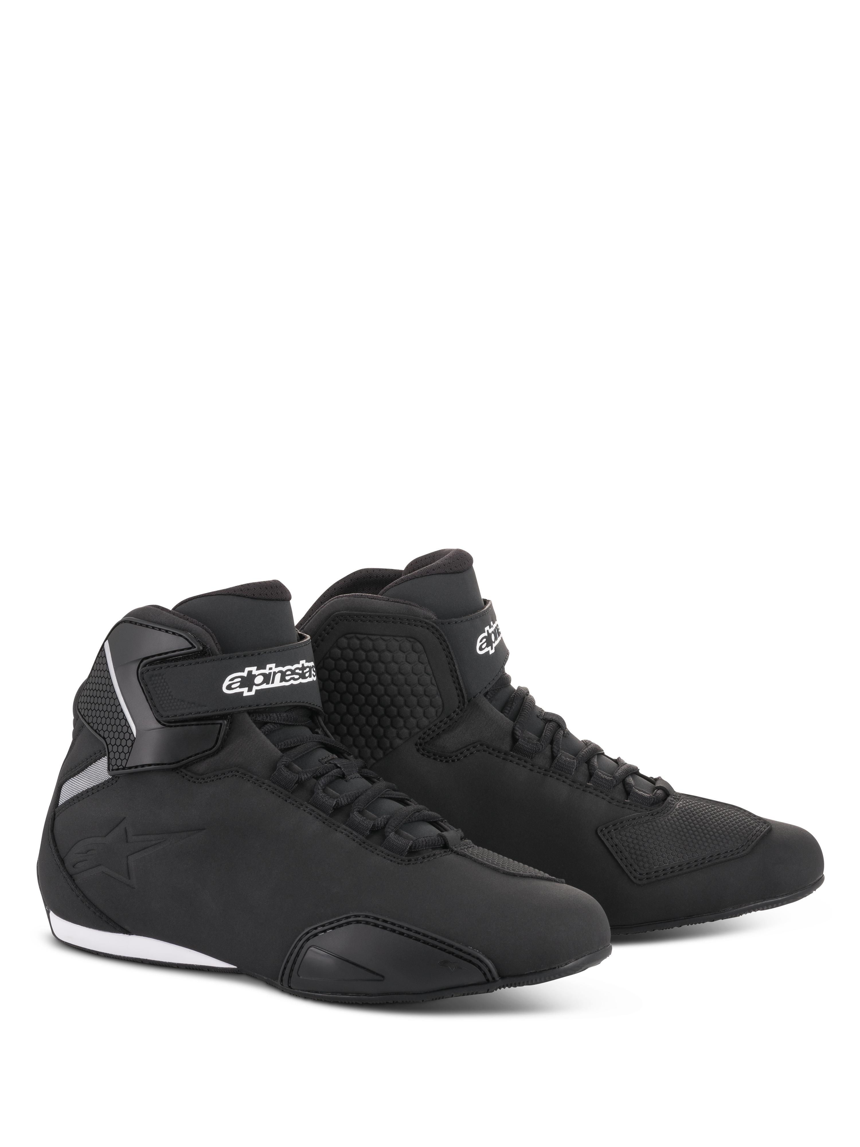 Alpinestars Sektorライディングシューズブラック Sektor - Black Motorcycle Shoes | Alpinestars®