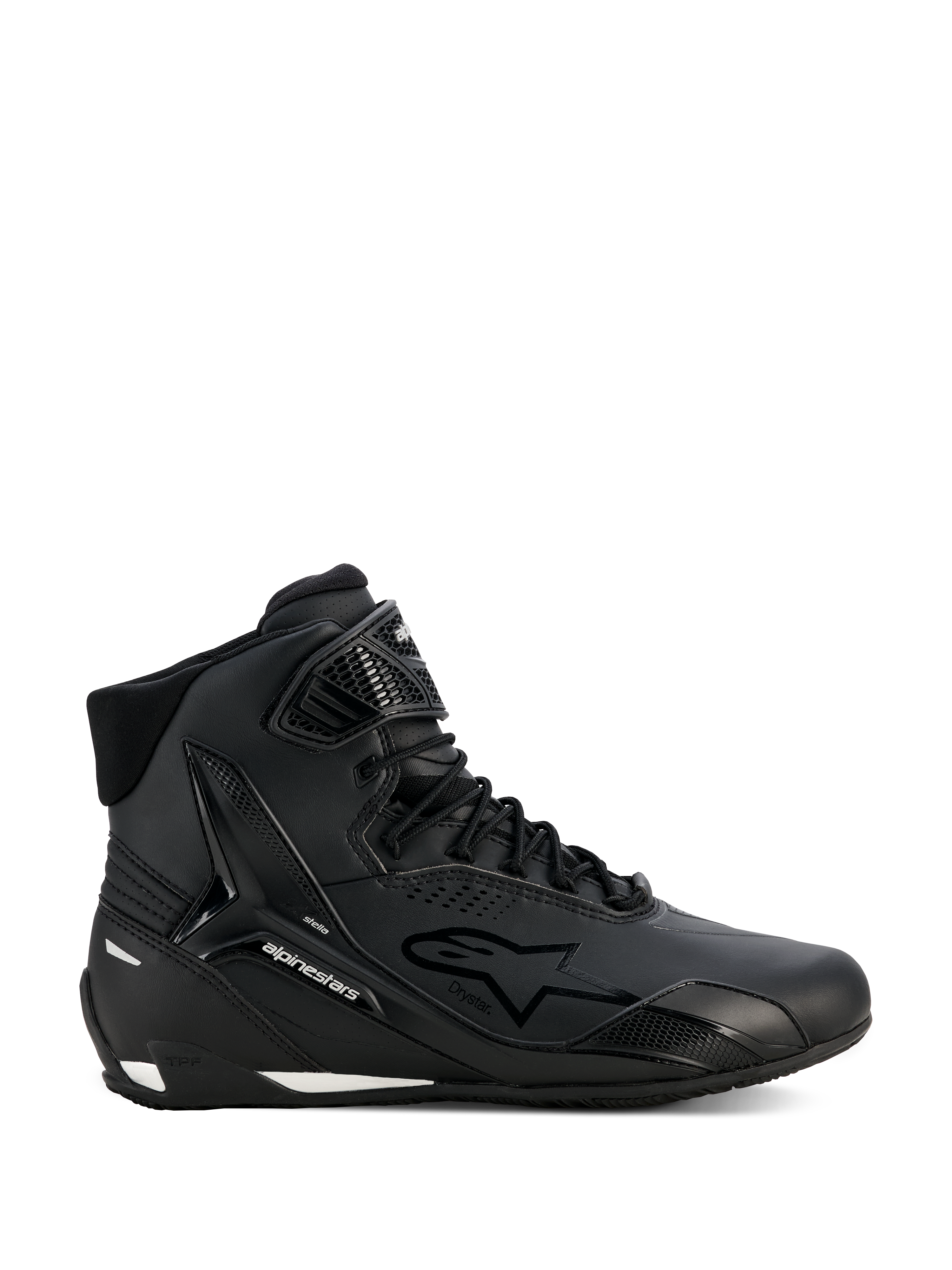 Stella Faster-4 Drystar® - Black Motorcycle Shoes | Alpinestars®