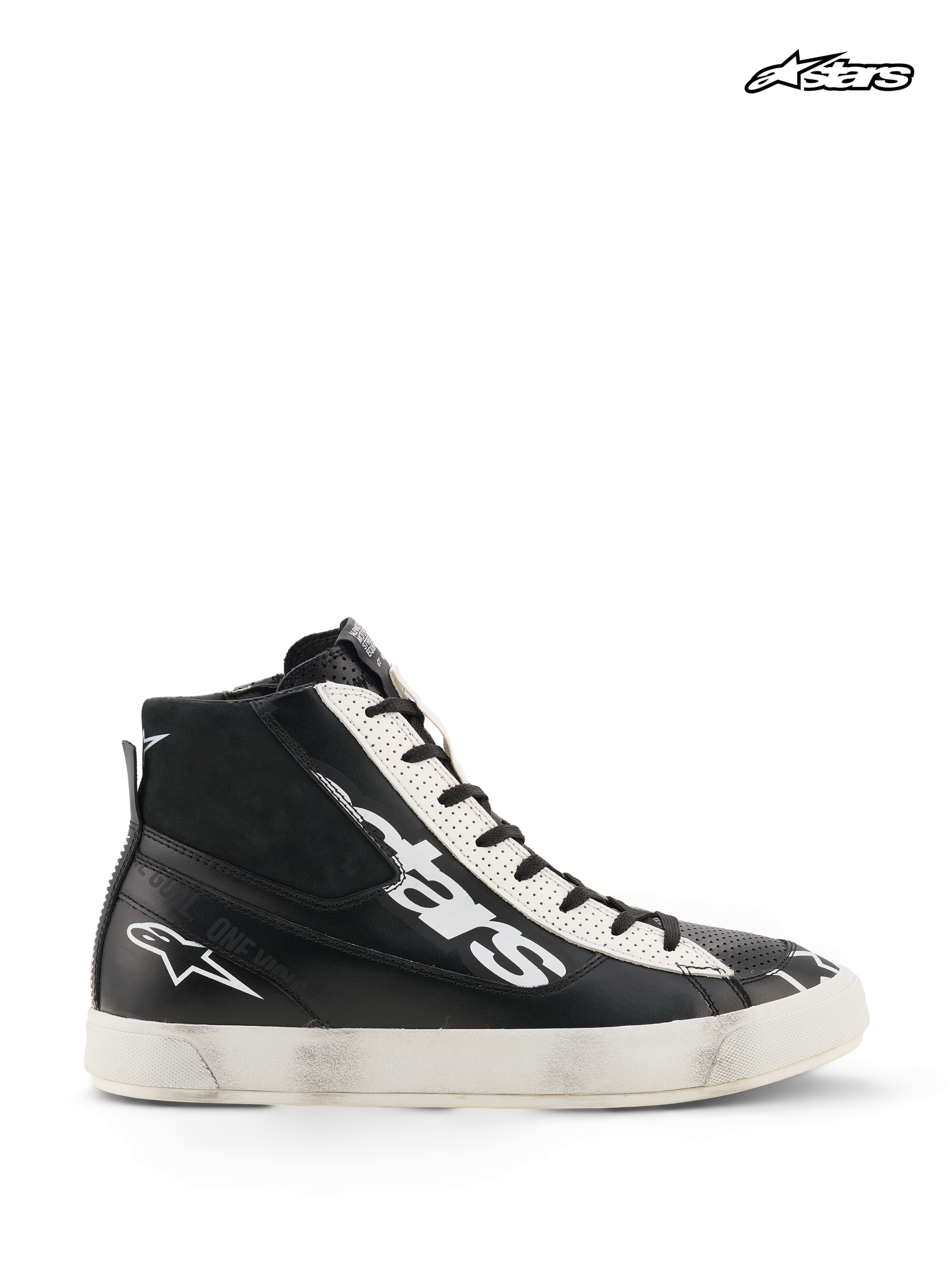 Stated Flair - Black Motorcycle Riding Shoes | Alpinestars®