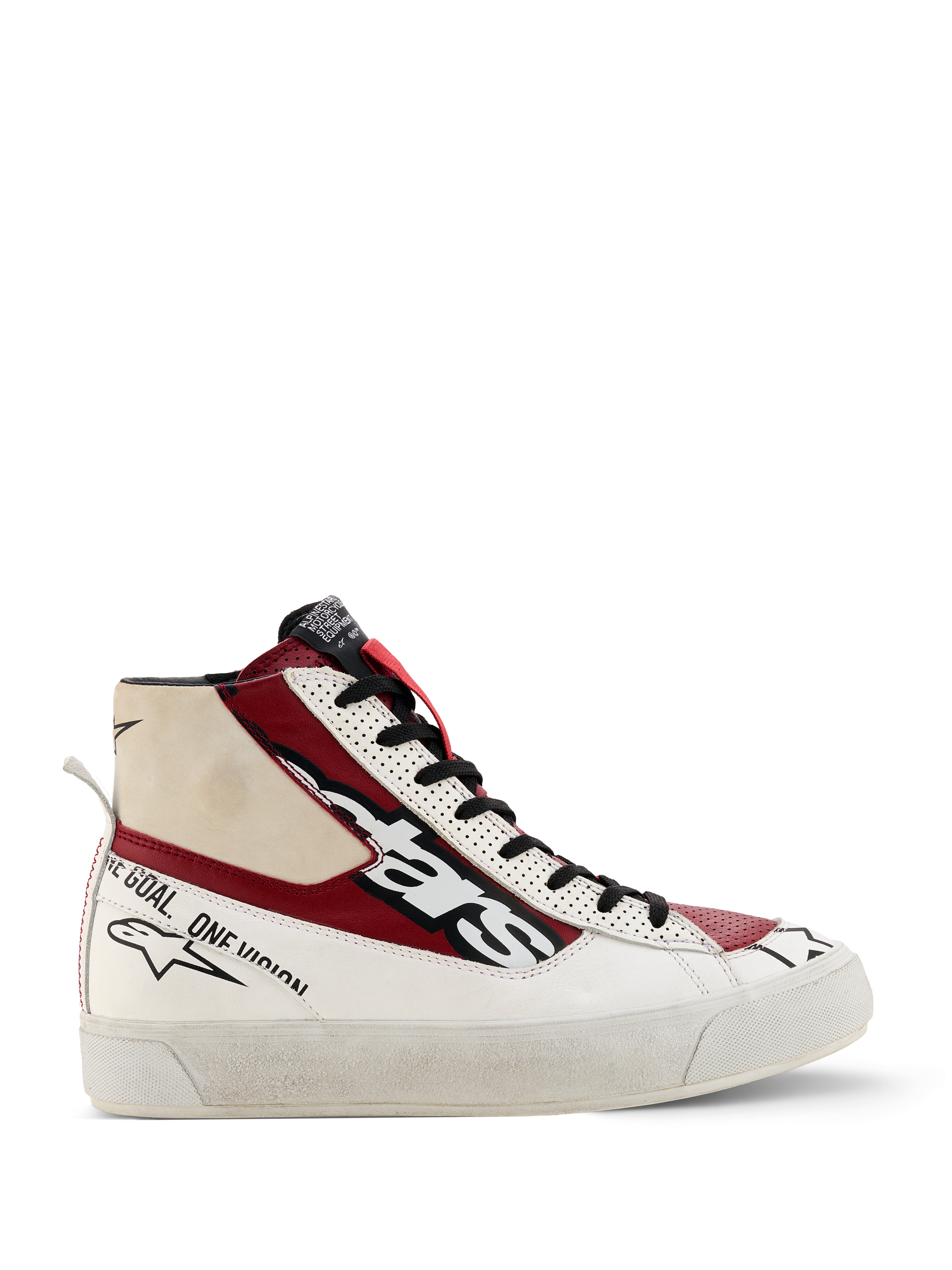 Woman Stella Stated Flair - Red Motorcycle Riding Shoes | Alpinestars®
