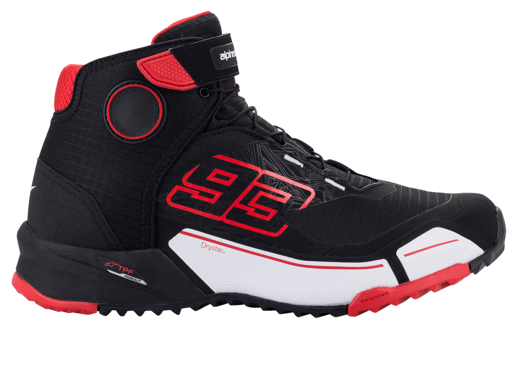 アルパインスターズ　MM93 CRX DRY STAR MM93 CR-X Drystar® - Black Motorcycle Shoe | Alpinestars®