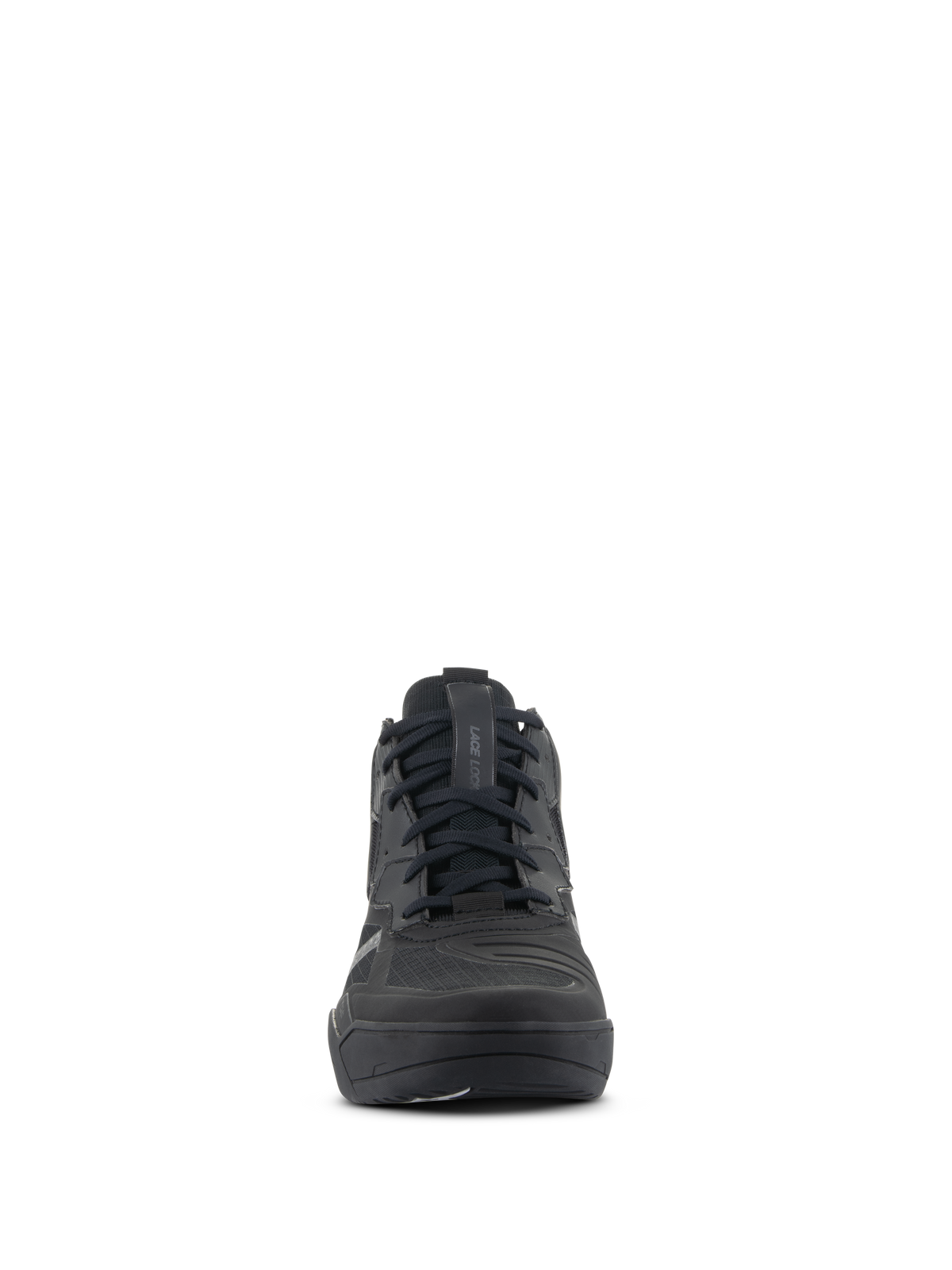 Alpinestars Speedflight Shoes, Performance Riding Shoes, Black Black, front view, performance ripstop upper with seamless reinforcement, street-styled sneaker design with lace lock system for urban motorcycling