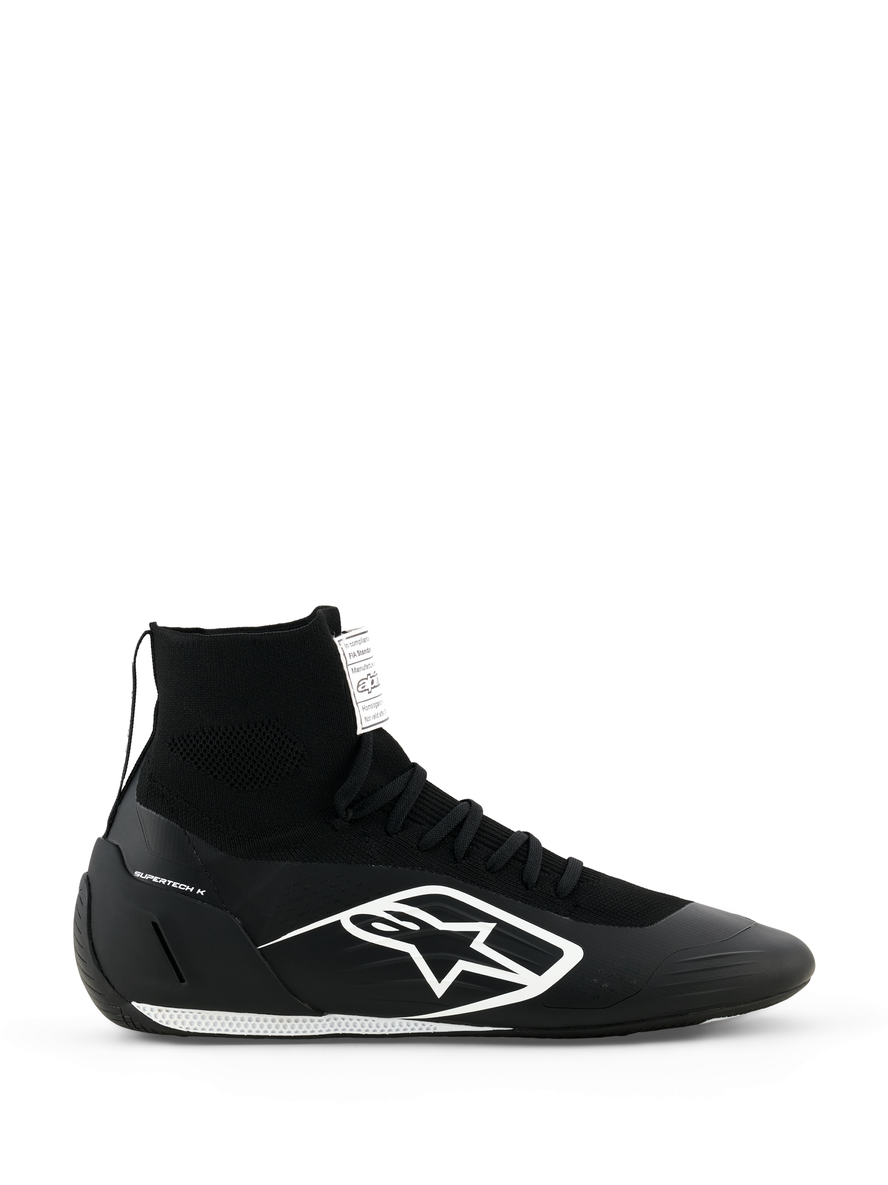 Supertech K - Black Karting Shoes | Alpinestars®