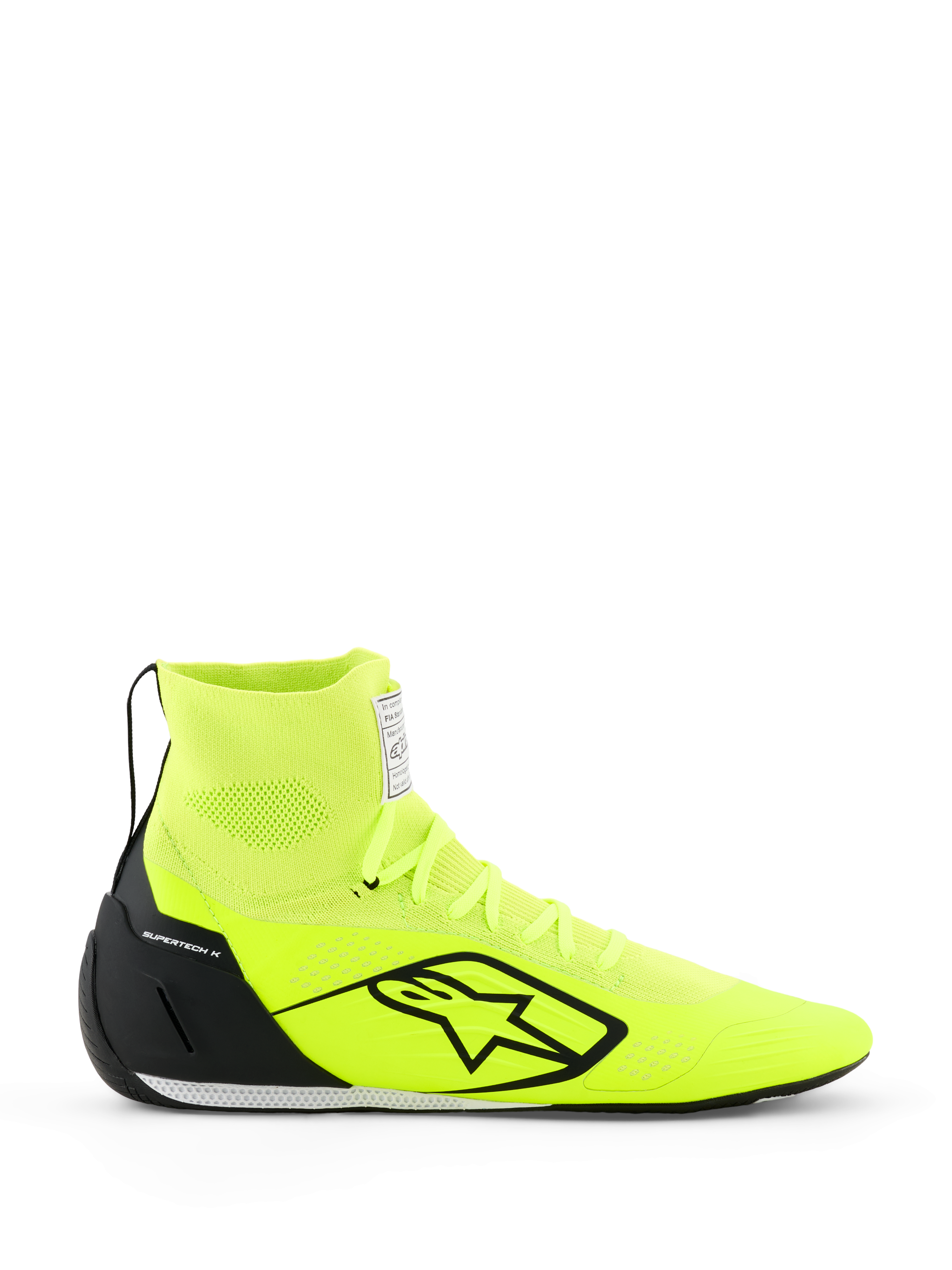 Supertech K - Yellow Karting Shoes | Alpinestars®