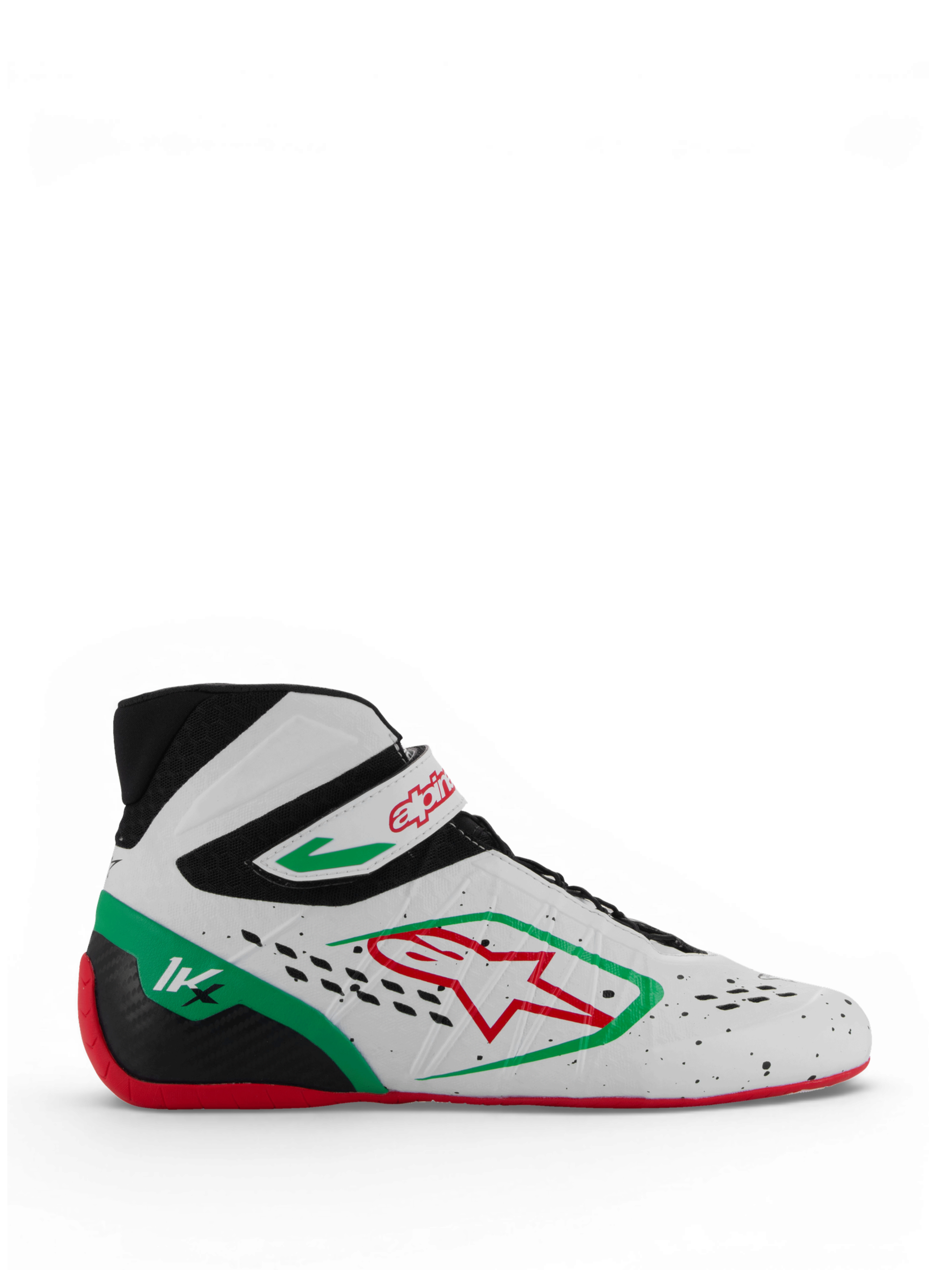 Tech-1 KX V3 - White Karting Shoes | Alpinestars®