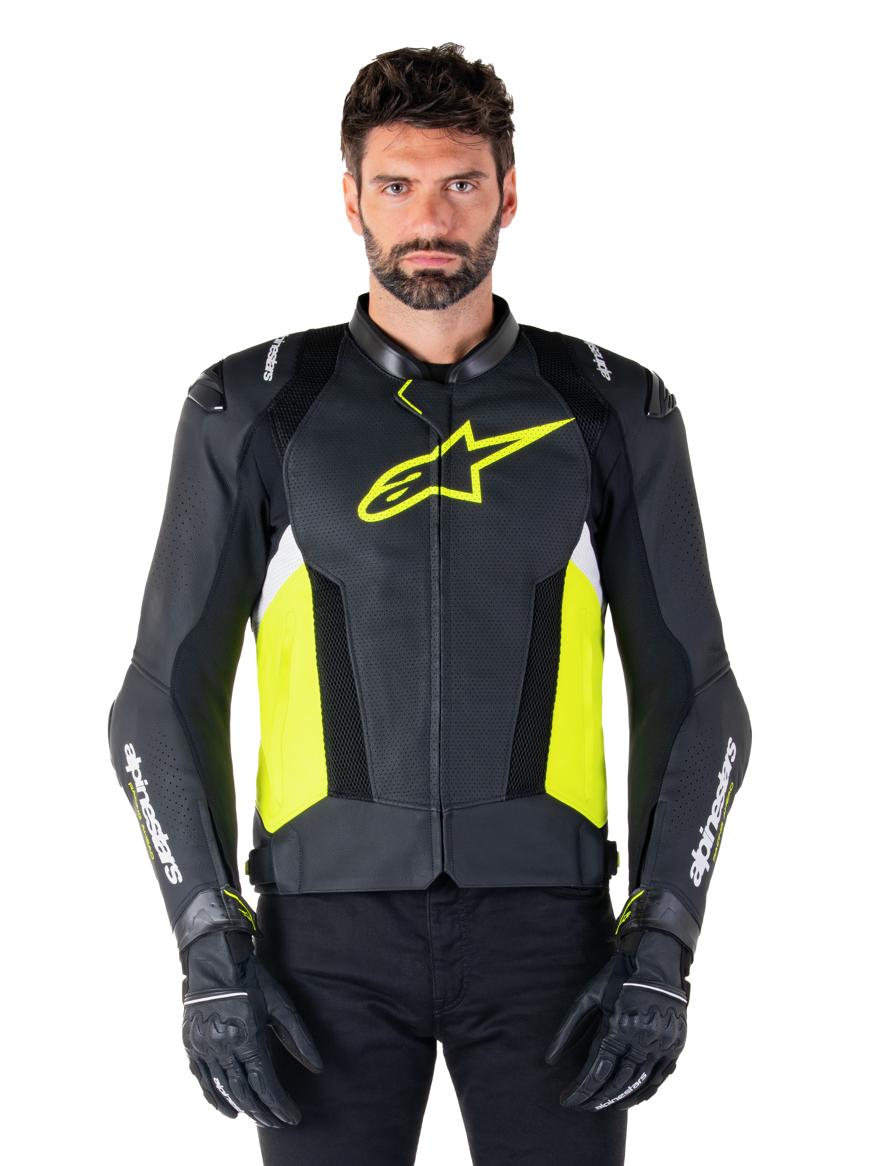 Missile V3 Airflow - Black Motorcycle Jacket | Alpinestars®