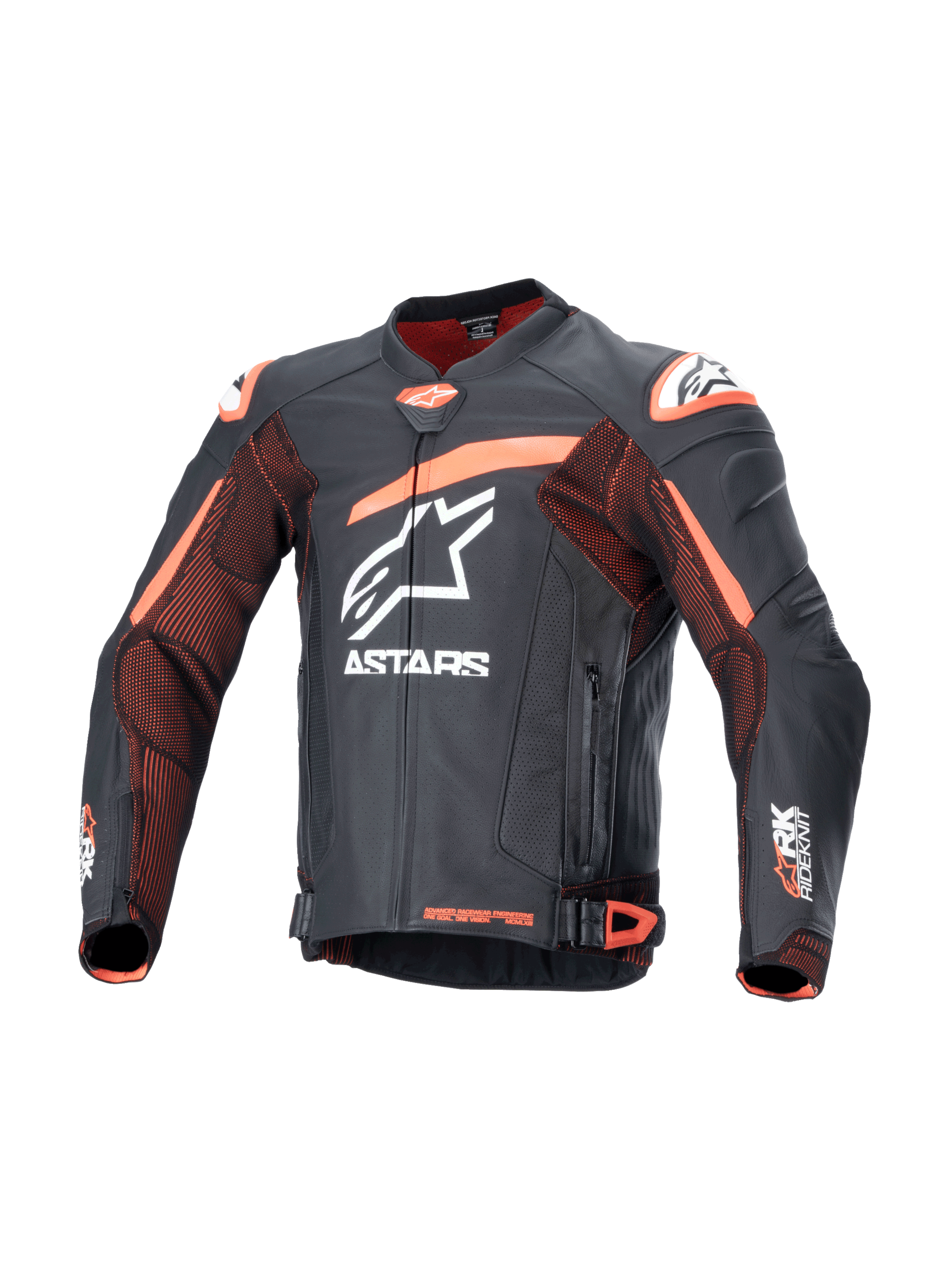 GP Plus R V4 Rideknit - Orange Motorcycle Jacket | Alpinestars®