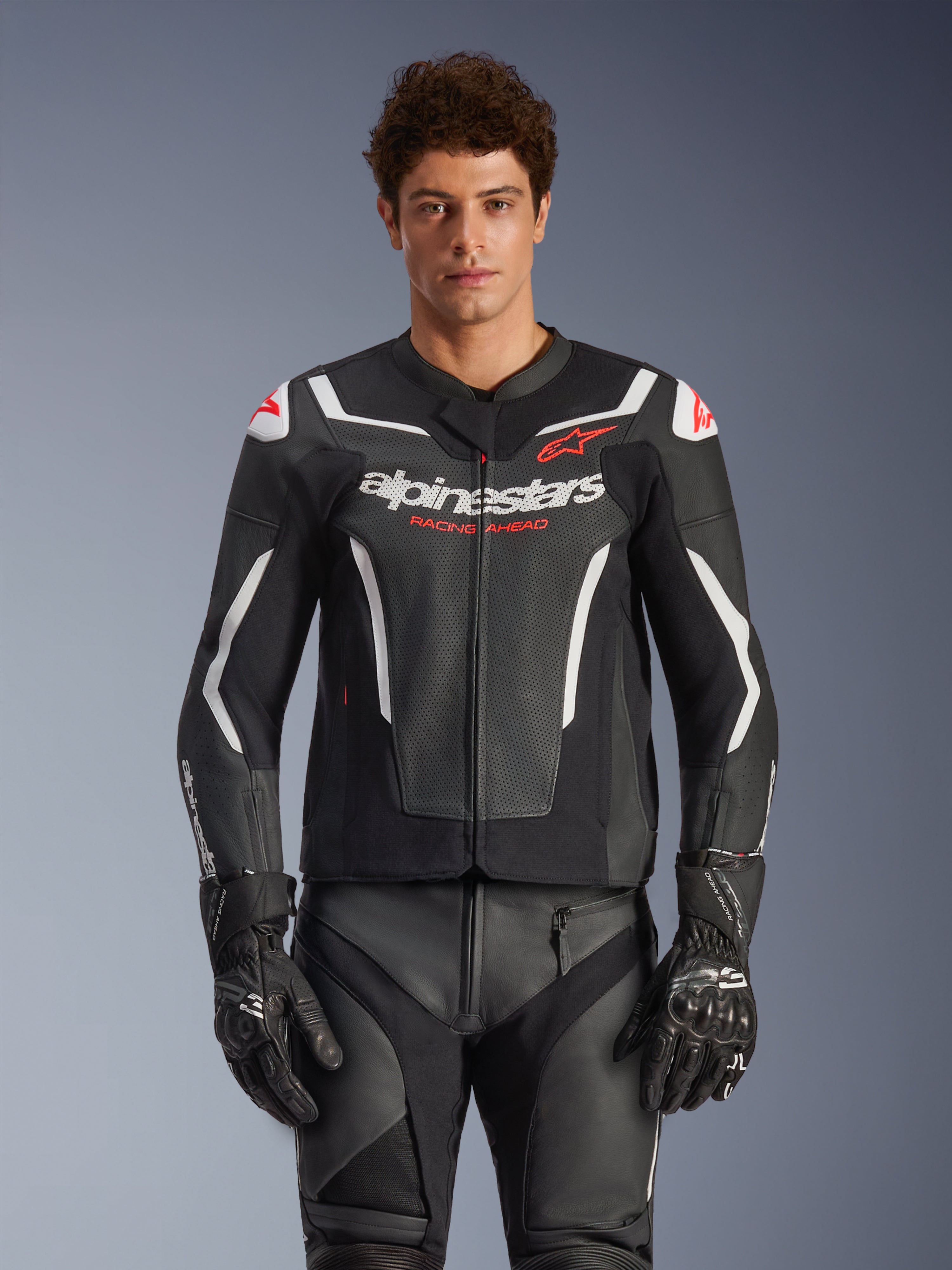 GP Force V2 Air Leather - Motorcycle Jacket | Alpinestars®