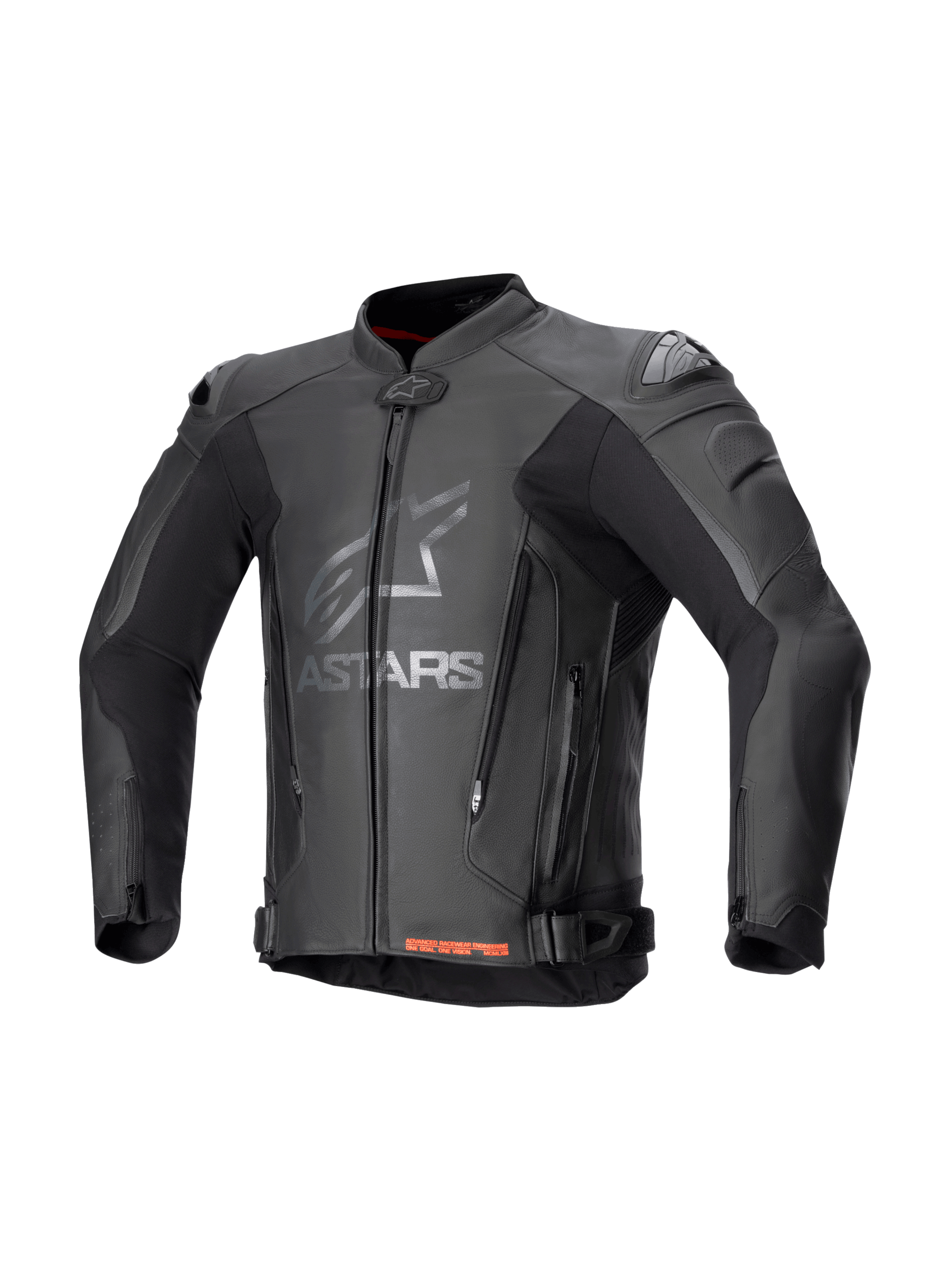 GP Plus V4 - Black Motorcycle Jacket | Alpinestars®