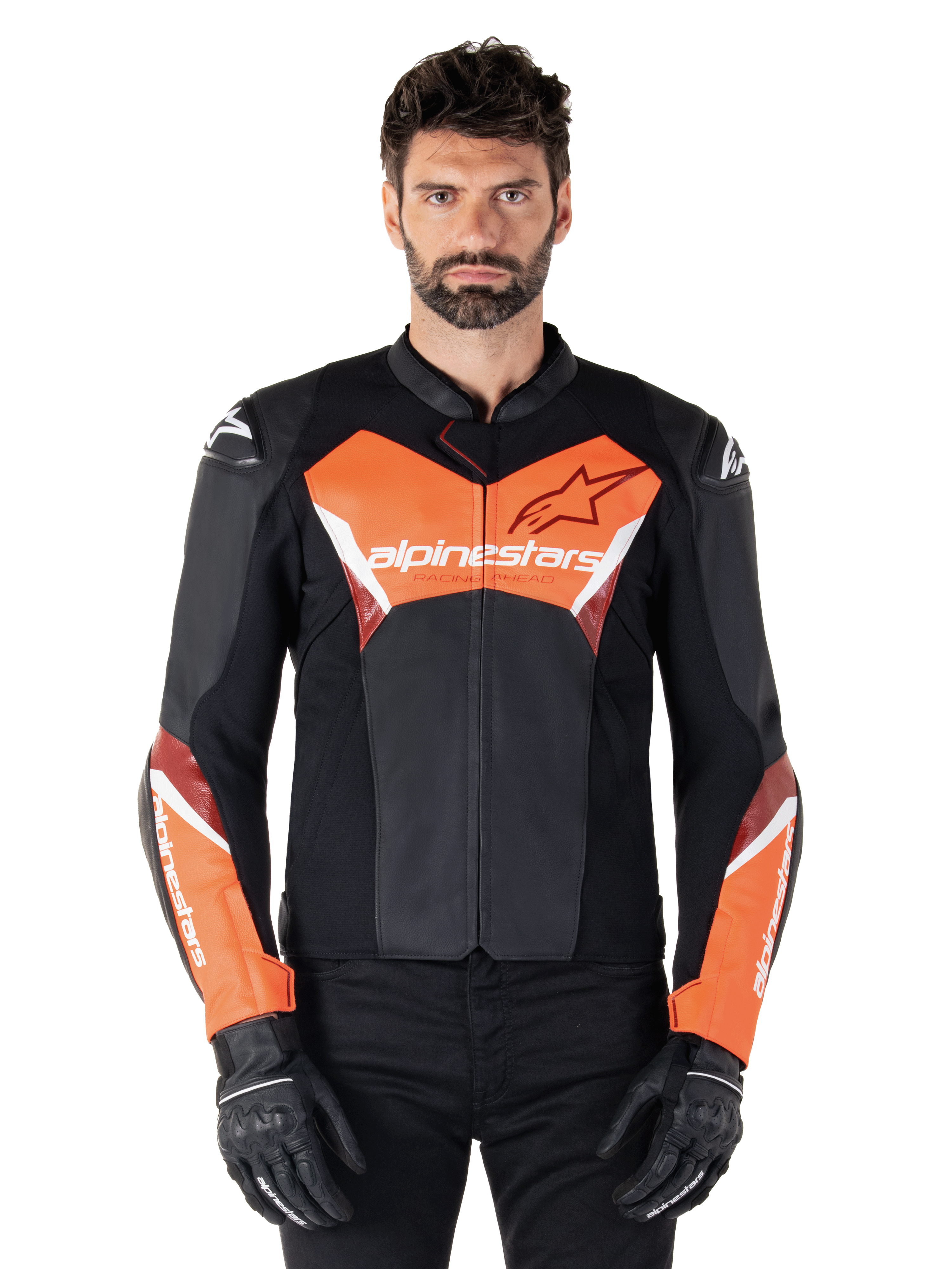 Faster V3 - Black Motorcycle Jacket | Alpinestars® Faster V3 - Black Motorcycle Jacket | Alpinestars®