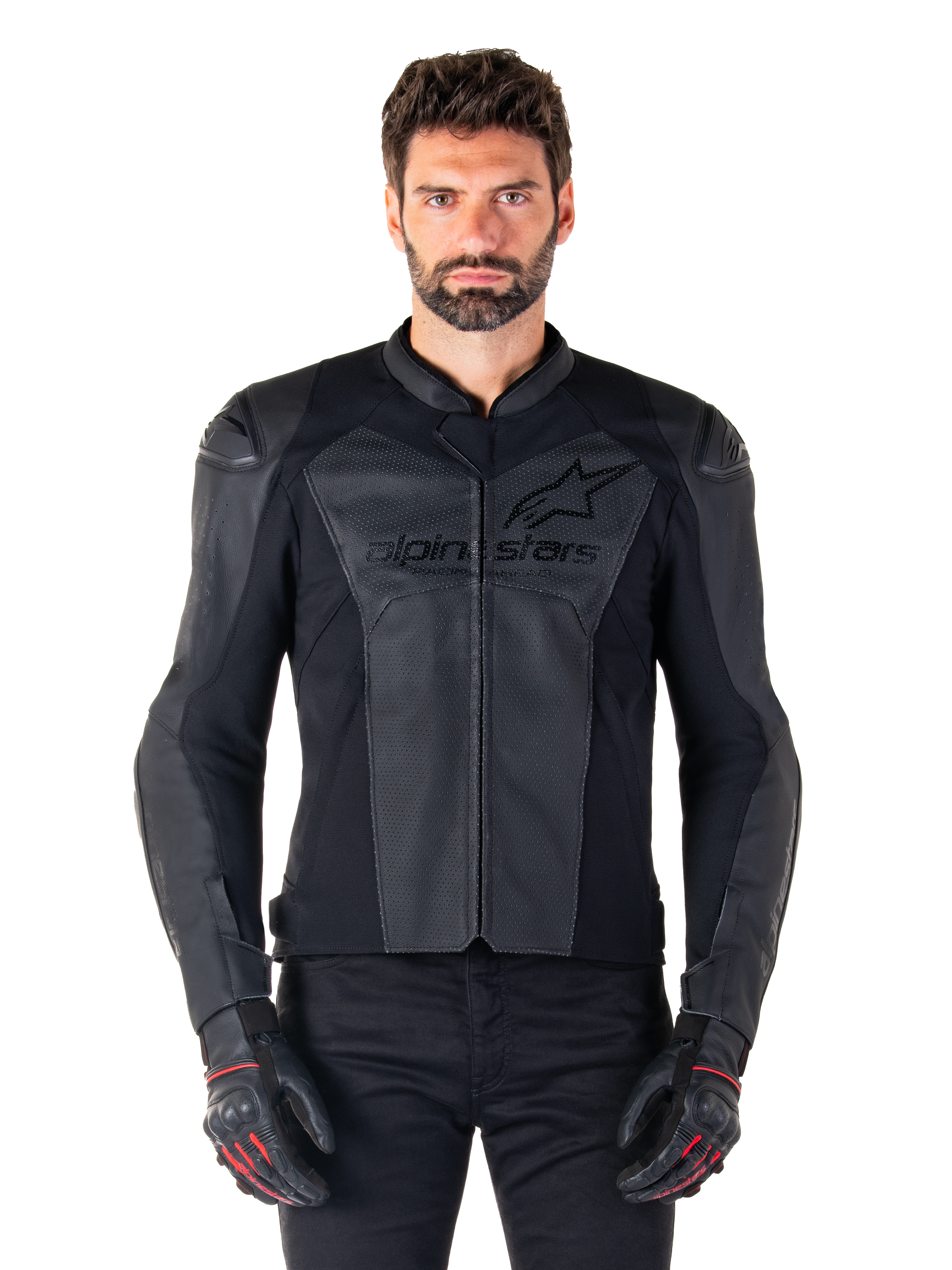 Faster V3 Airflow - Black Motorcycle Jacket | Alpinestars® Faster V3 Airflow - Black Motorcycle Jacket | Alpinestars®