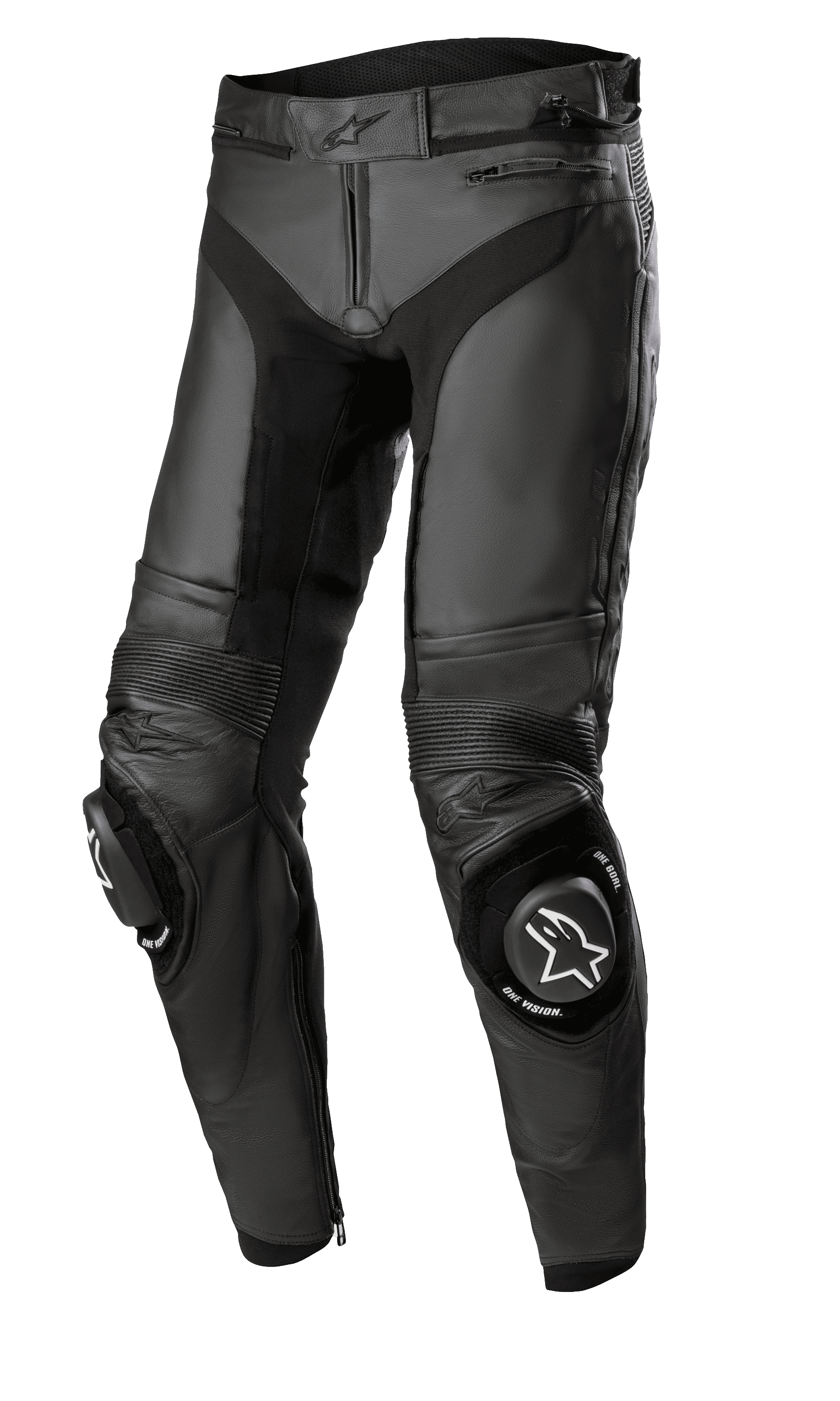 Missile V3 Leather - Black Motorcycle Pants | Alpinestars® Missile V3 Leather - Black Motorcycle Pants | Alpinestars®