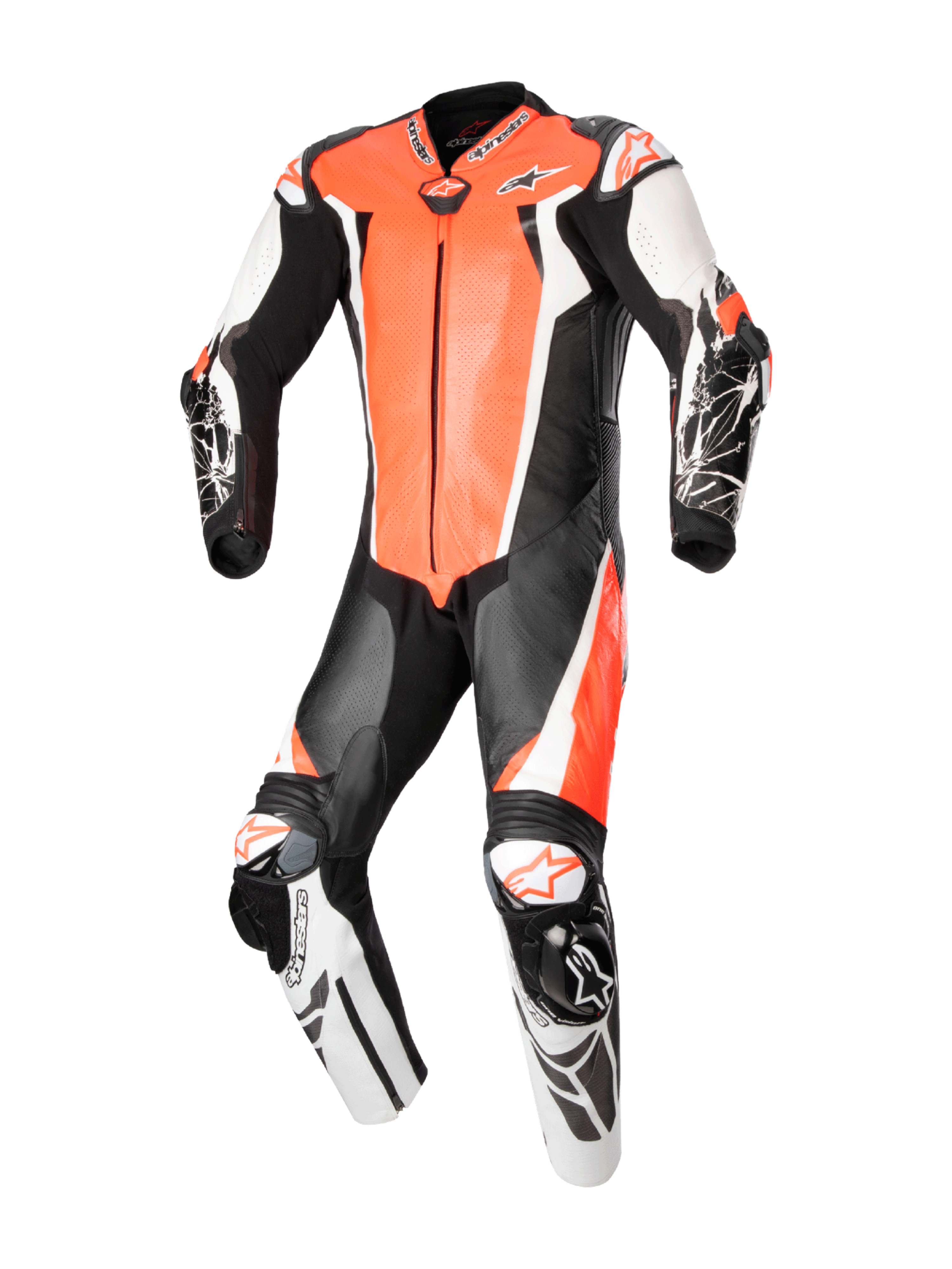 Racing Absolute V2 - White Motorcycle Suit | Alpinestars®