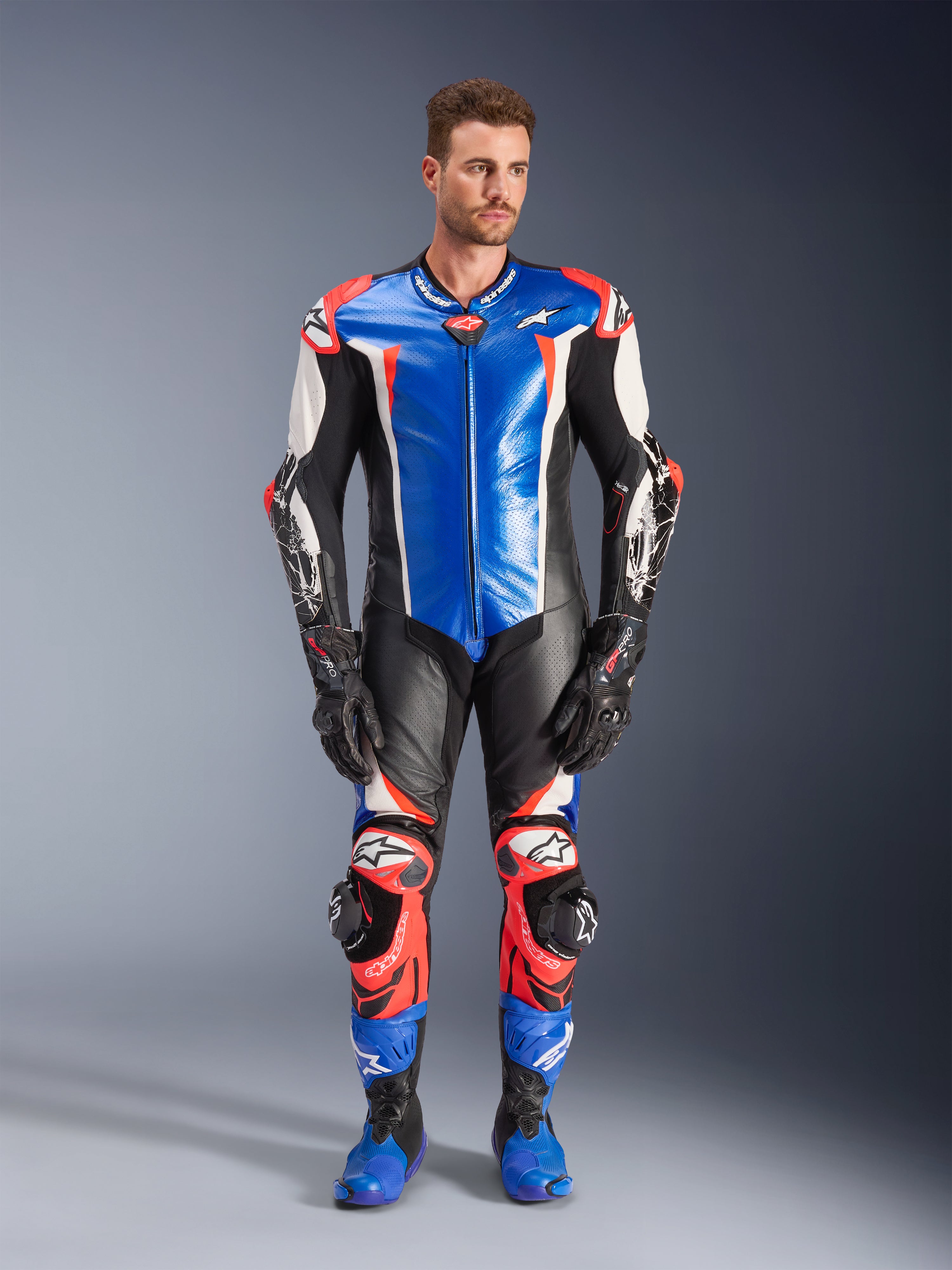 Racing Absolute V2 - Black Motorcycle Suit | Alpinestars®