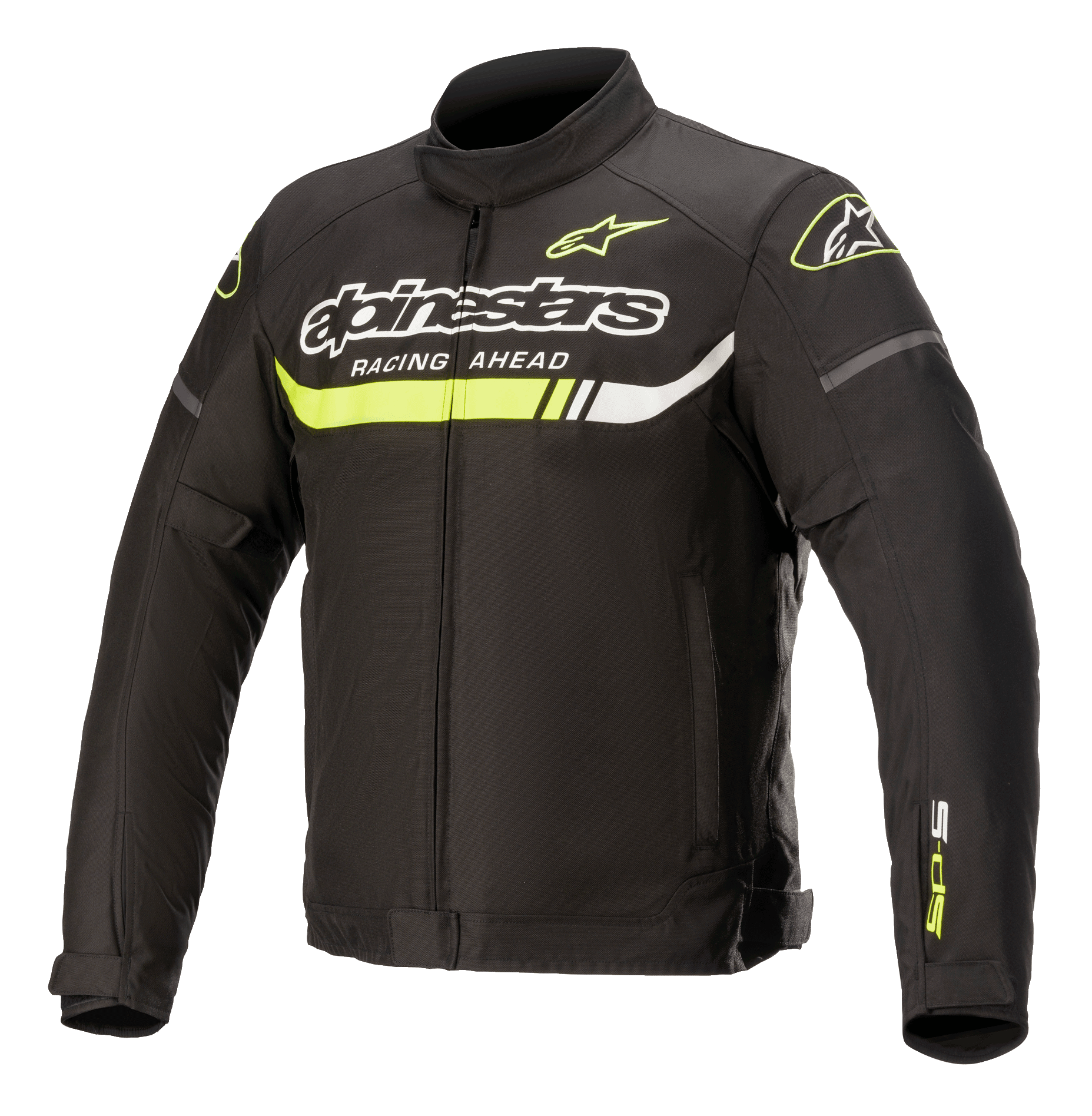 T-SPS Ignition Waterproof - Black Yellow Motorcycle Jacket T-SPS Ignition Waterproof - Black Yellow Motorcycle Jacket