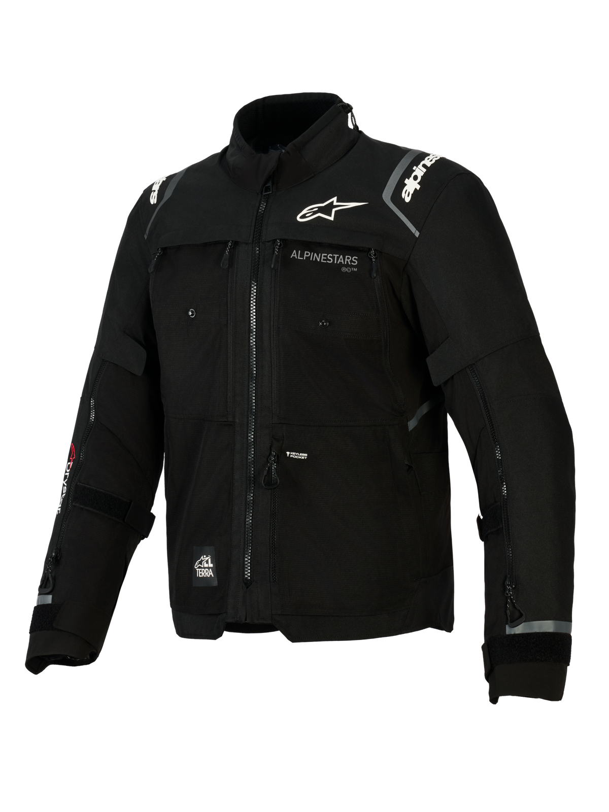 Alpinestars Cusco Drystar Jacket, Men's Black Adventure Touring Textile Jacket, Waterproof, Tech-Air Ready, CE Level 2 Armor.