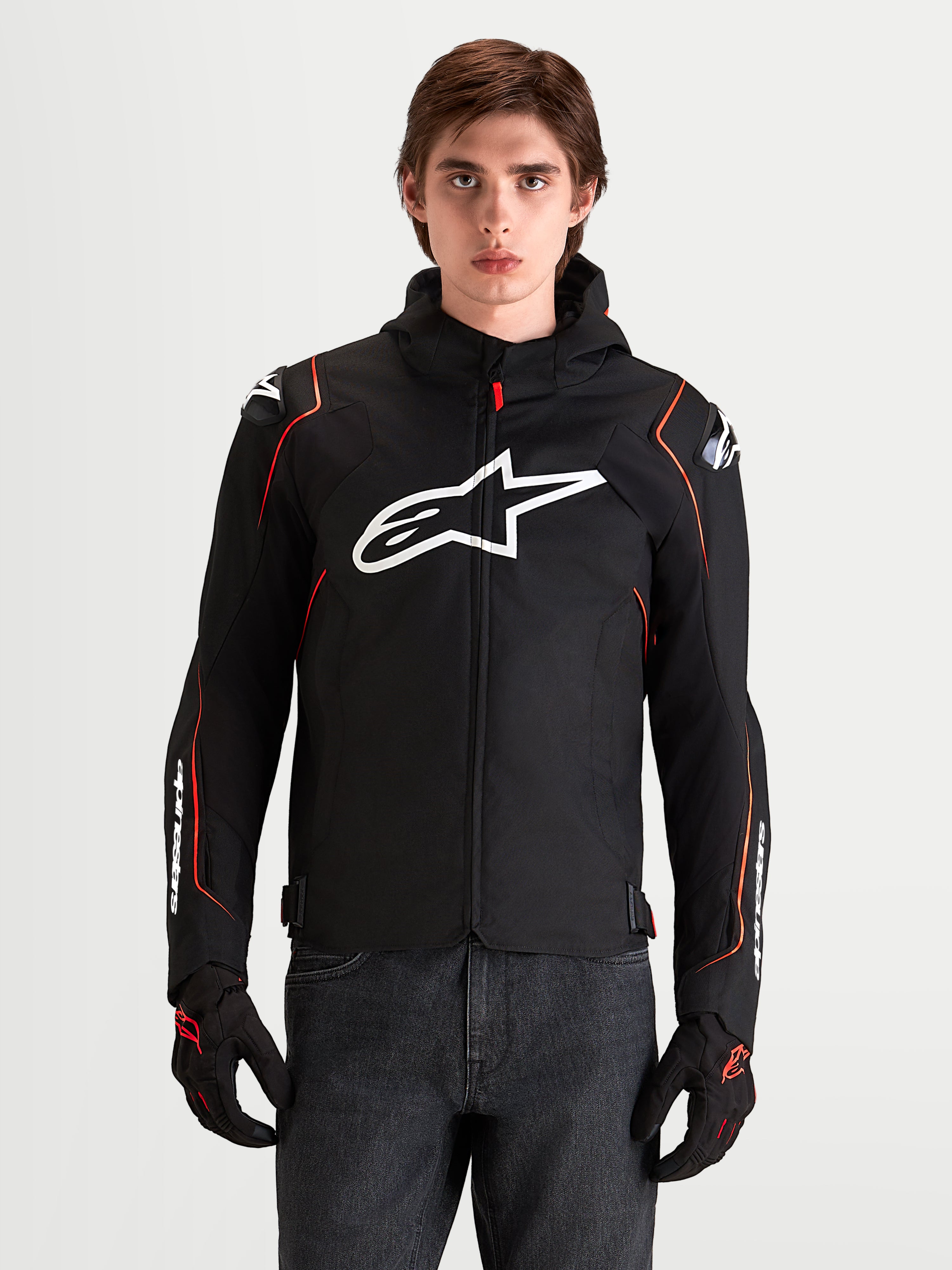 Zaca V2 Waterproof - Black Motorcycle Jacket | Alpinestars®