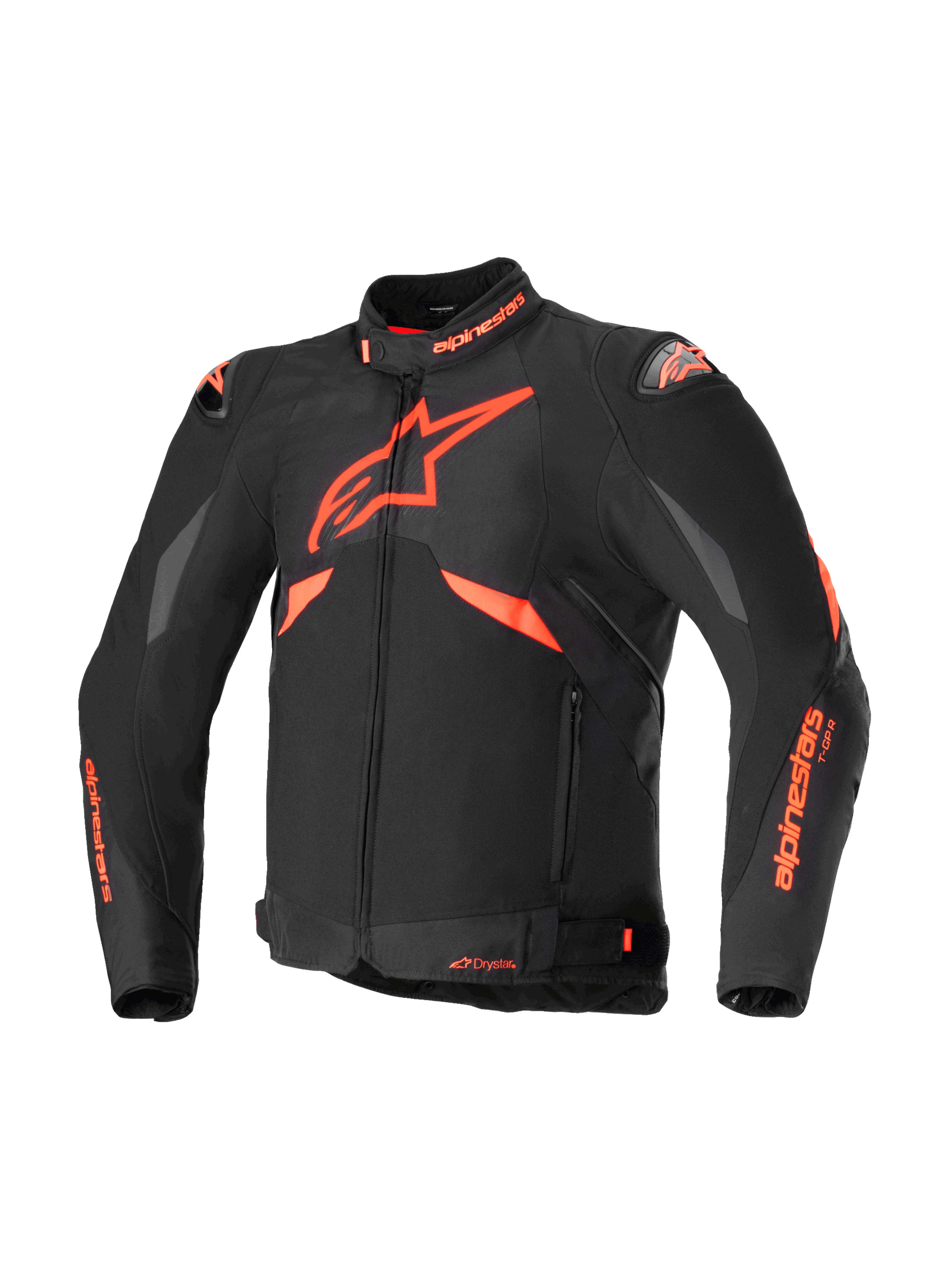 T-GP R V3 Drystar® - Black Motorcycle Jacket | Alpinestars®