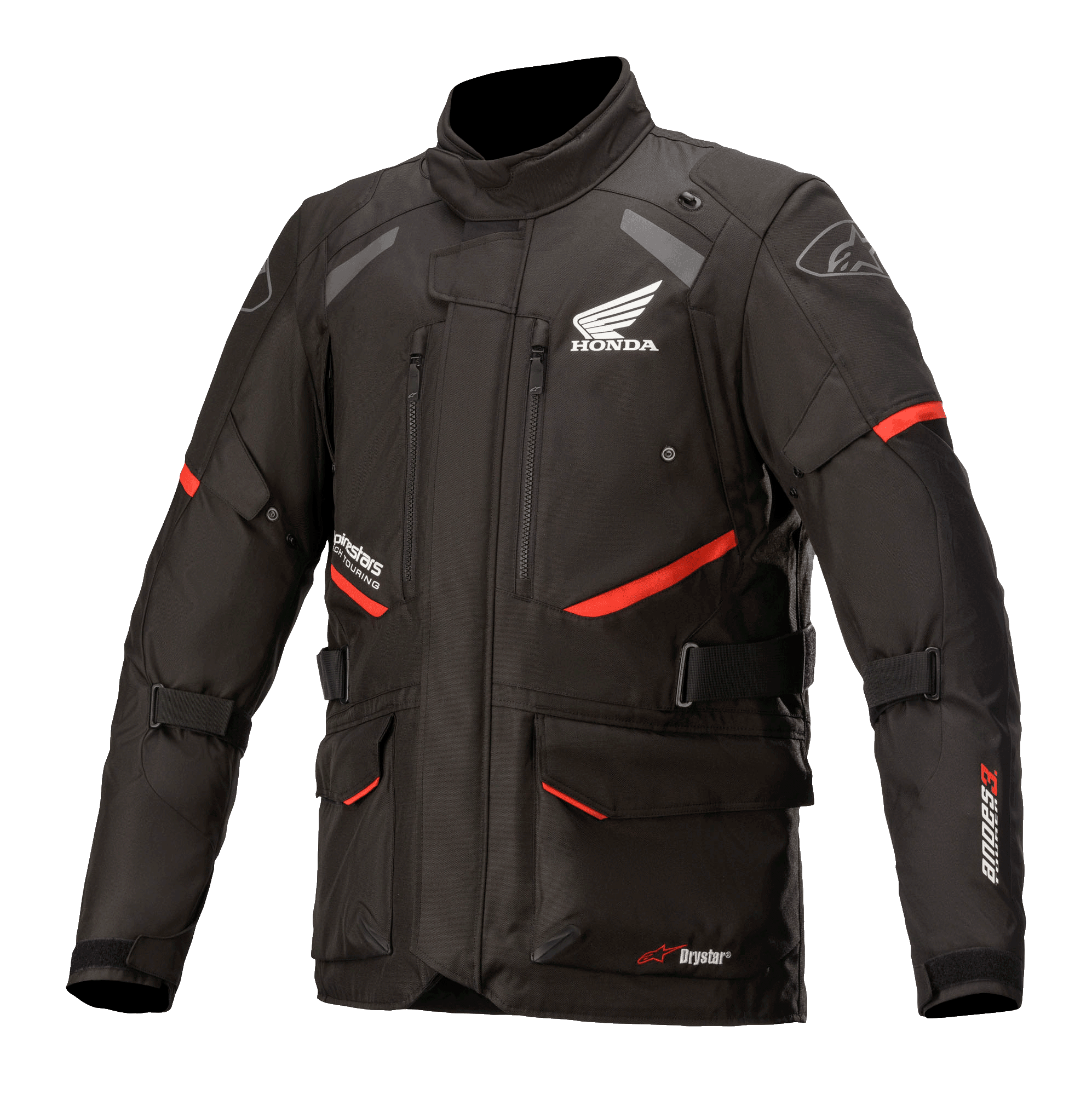 Honda Andes V3 Drystar® - Black Motorcycle Jacket | Alpinestars® Honda Andes V3 Drystar® - Black Motorcycle Jacket | Alpinestars®