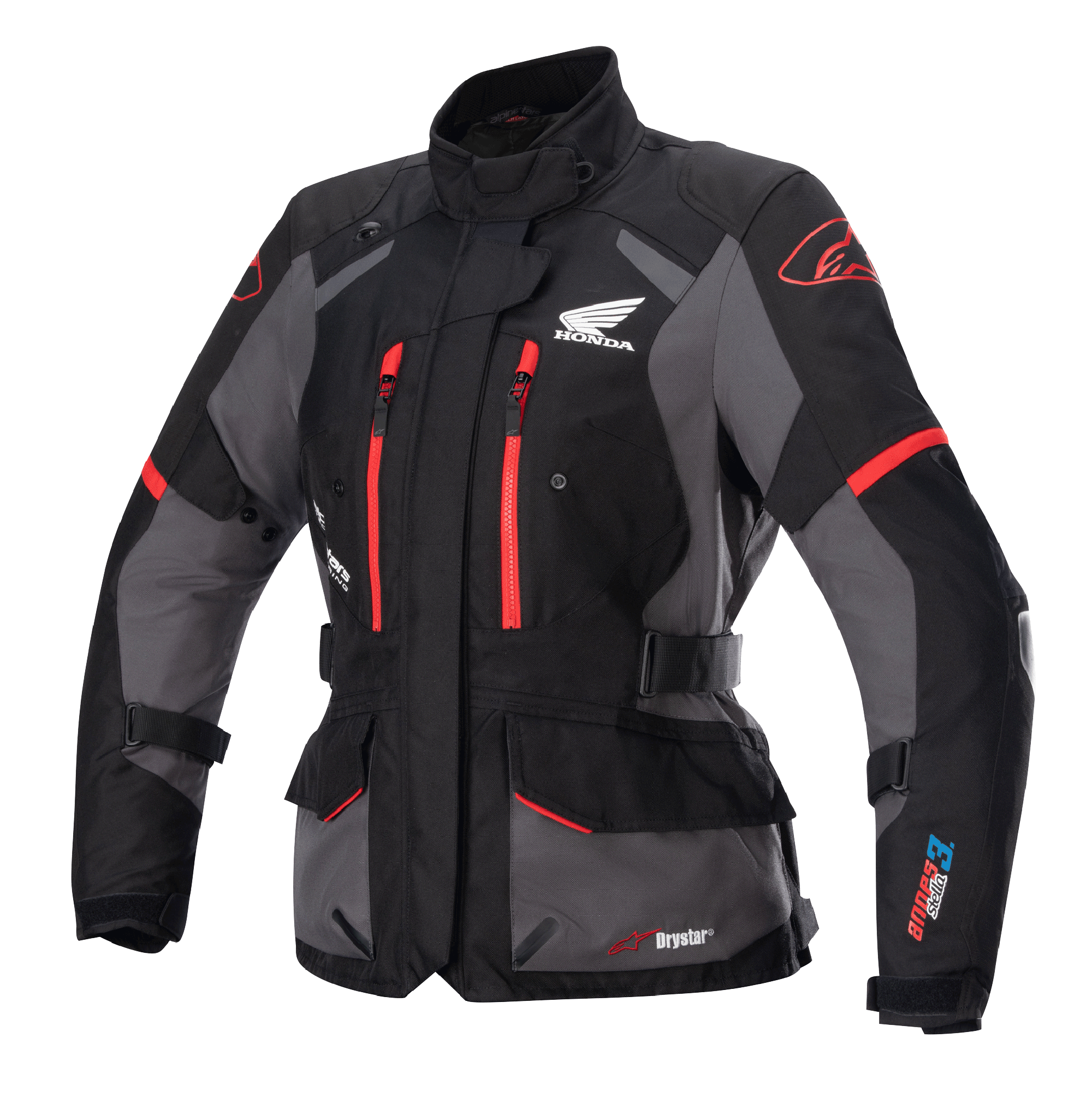 Honda Stella Andes V3 Drystar® - Black Motorcycle Jacket Honda Stella Andes V3 Drystar® - Black Motorcycle Jacket