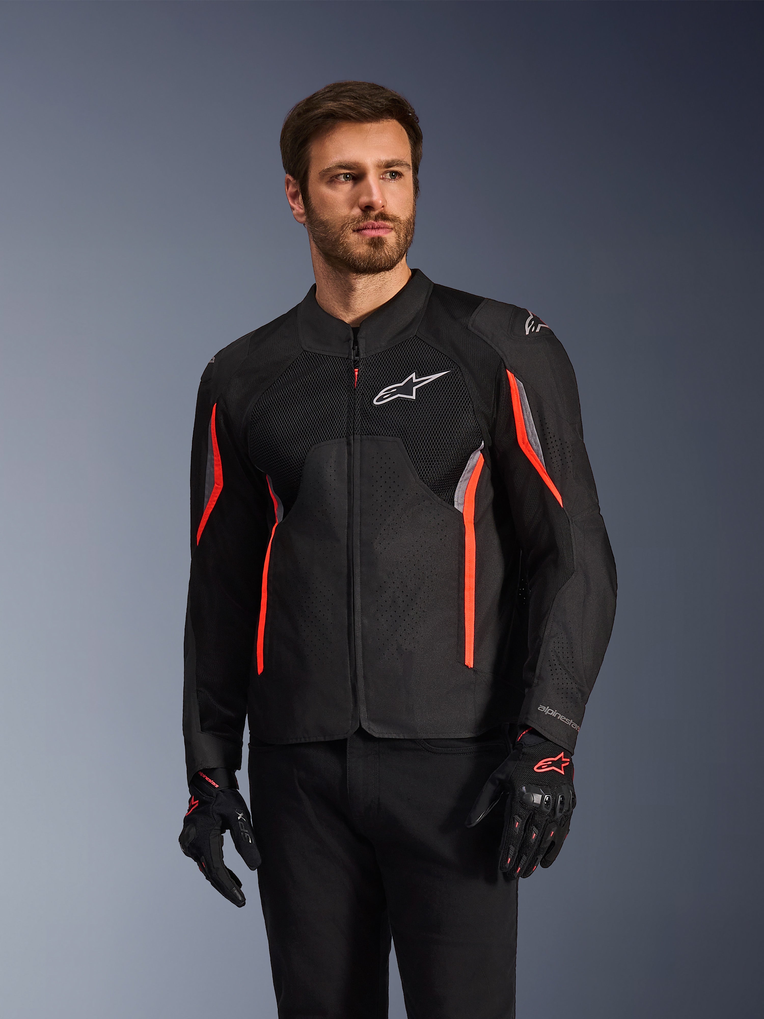 AST V3 Air - Red Motorcycle Jacket | Alpinestars®