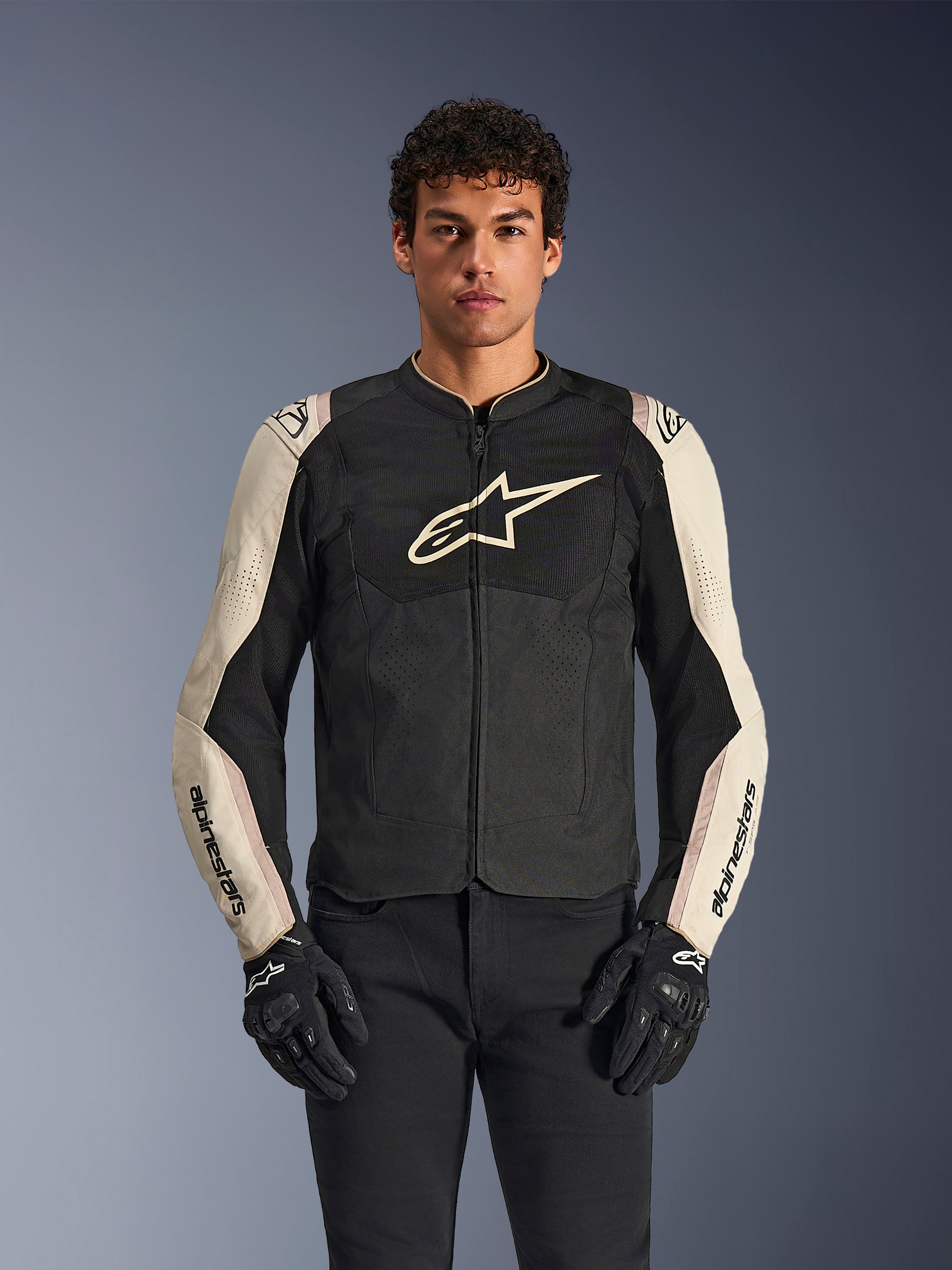 T-SPS Air V2 - Black Motorcycle Jacket | Alpinestars®
